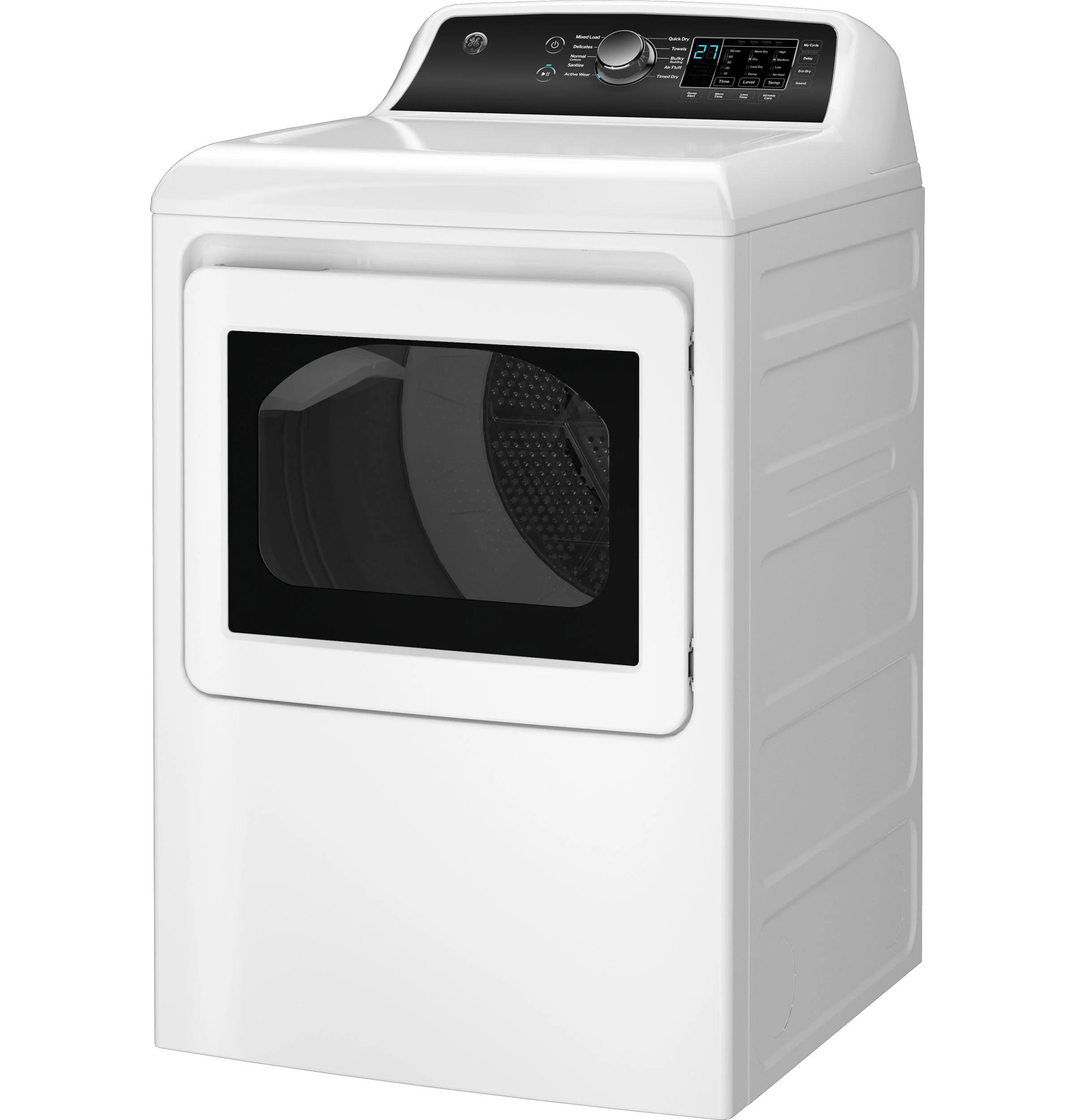 GTD58EBSVWS GE® 7.4 cu. ft. Capacity Electric Dryer with Up To 120 ft. Venting and Sensor Dry - Image 3