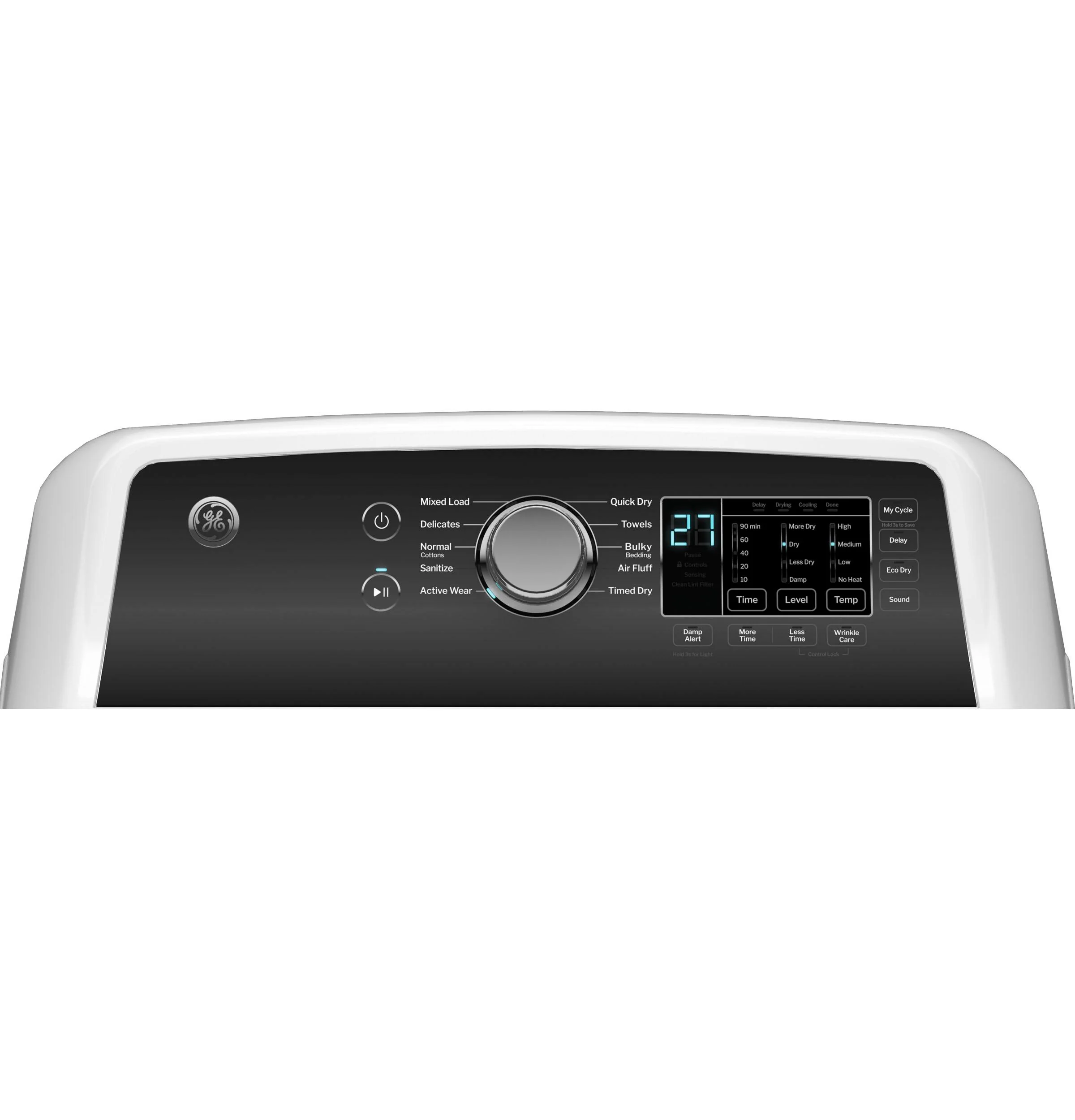 GTD58EBSVWS GE® 7.4 cu. ft. Capacity Electric Dryer with Up To 120 ft. Venting and Sensor Dry - Image 5