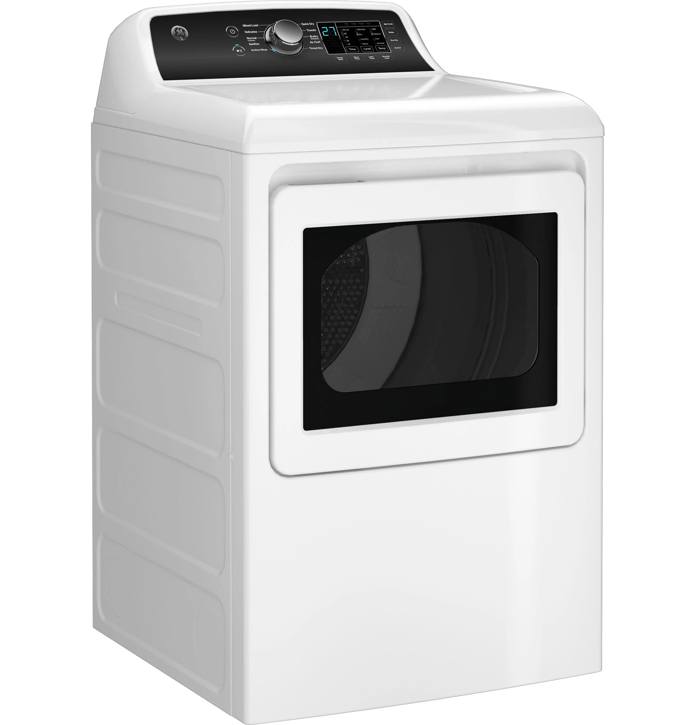 GTD58GBSVWS GE® 7.4 cu. ft. Capacity Gas Dryer with Up To 120 ft. Venting and Sensor Dry - Image 2