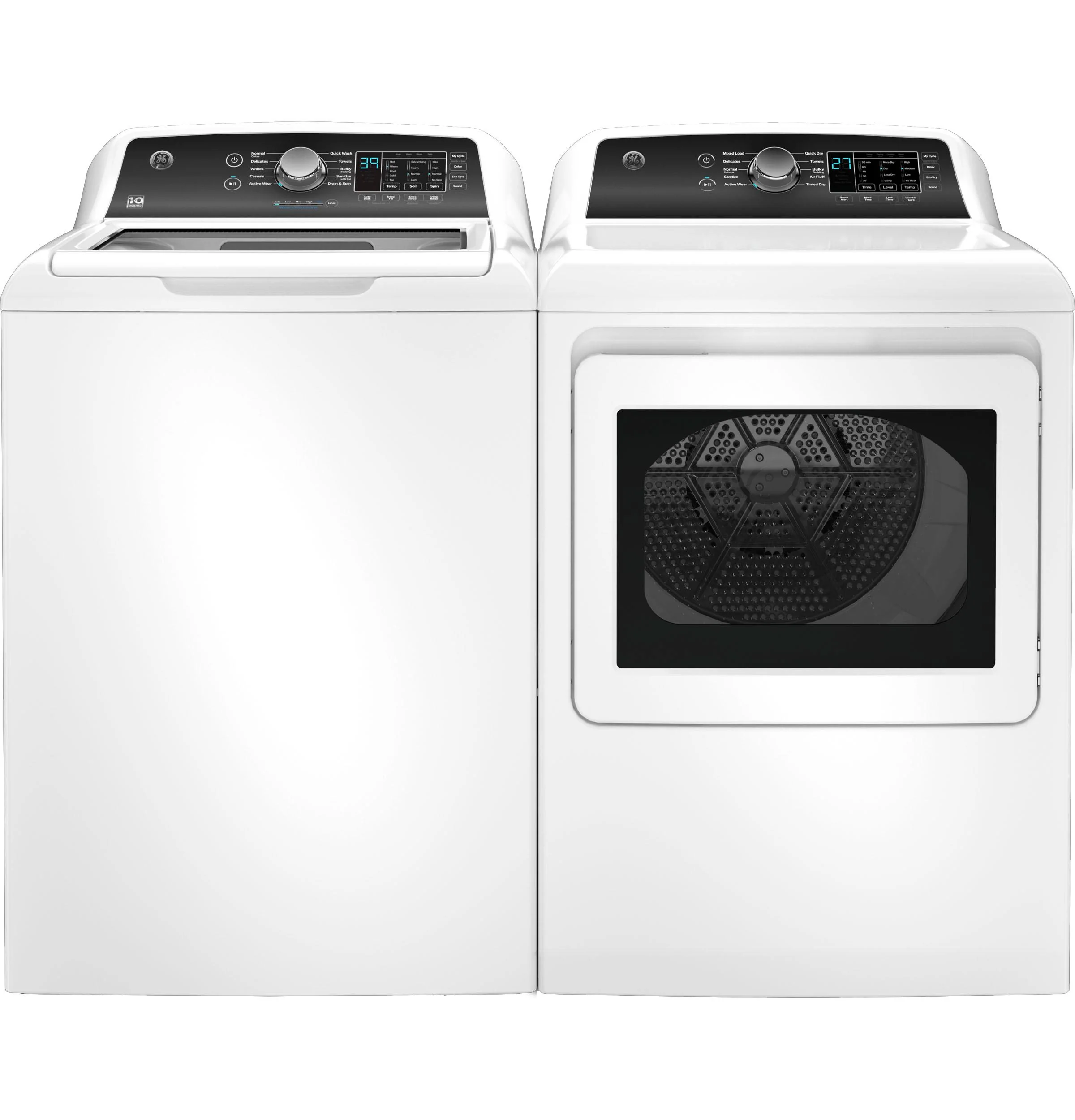 GTD58GBSVWS GE® 7.4 cu. ft. Capacity Gas Dryer with Up To 120 ft. Venting and Sensor Dry - Image 4