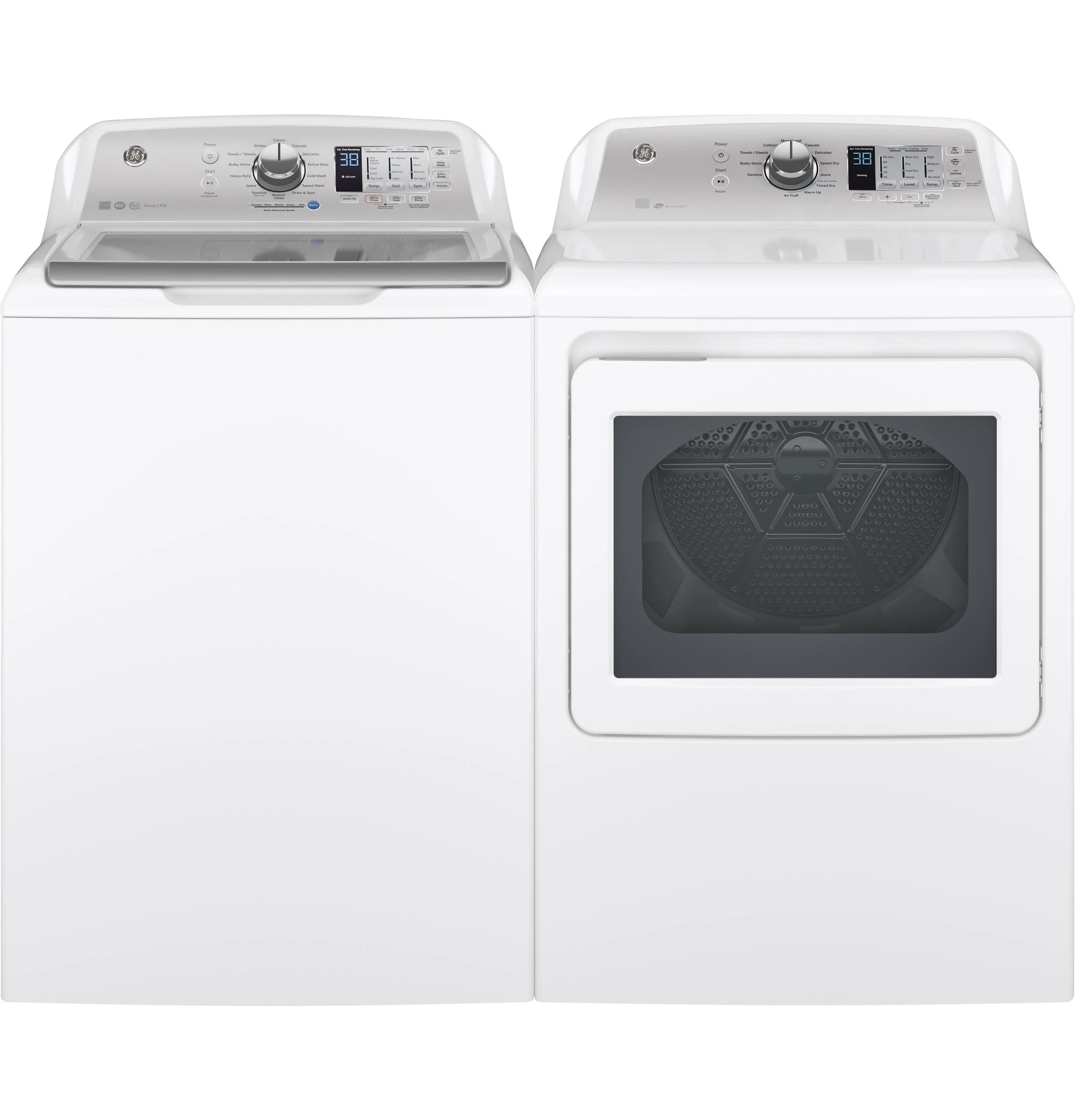 GE® 7.4 cu. ft. Capacity aluminized alloy drum Electric Dryer with Sensor Dry - Image 6