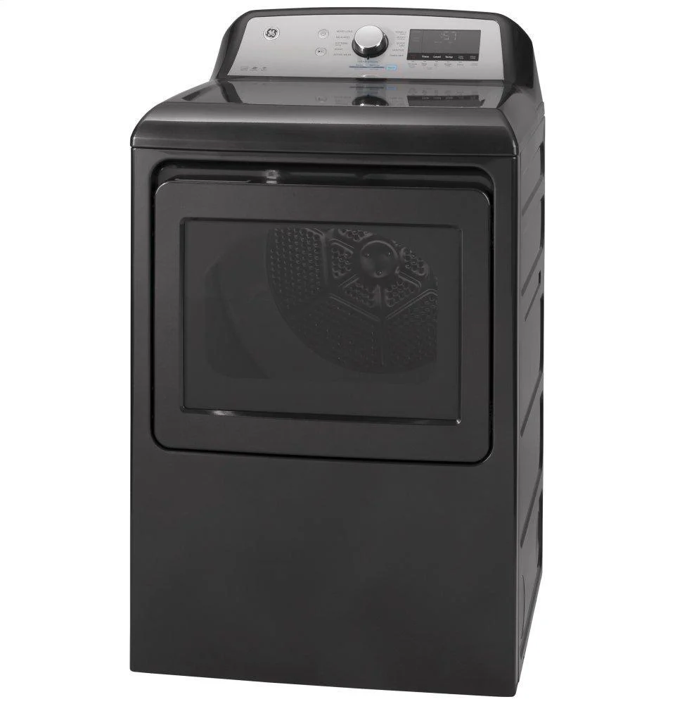 GE® 7.4 cu. ft. Capacity Smart aluminized alloy drum Electric Dryer with Sanitize Cycle and Sensor Dry - Image 3