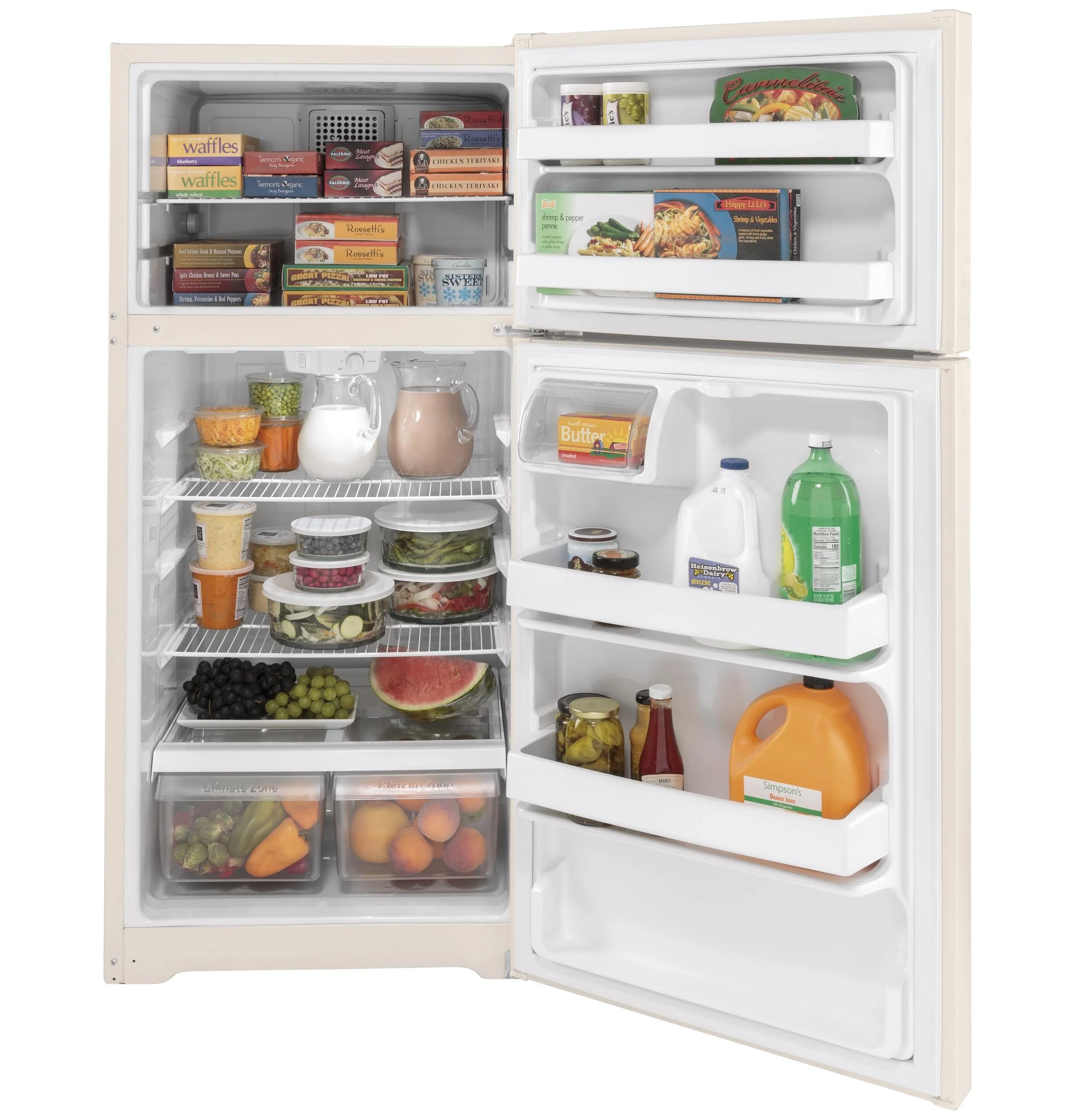 GTE16DTNRCC GE® ENERGY STAR® 15.6 Cu. Ft. Top-Freezer Refrigerator - Image 2