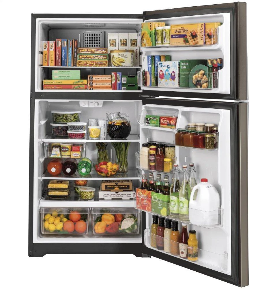 GTE22JMNRES GE® ENERGY STAR® 21.9 Cu. Ft. Top-Freezer Refrigerator - Image 2