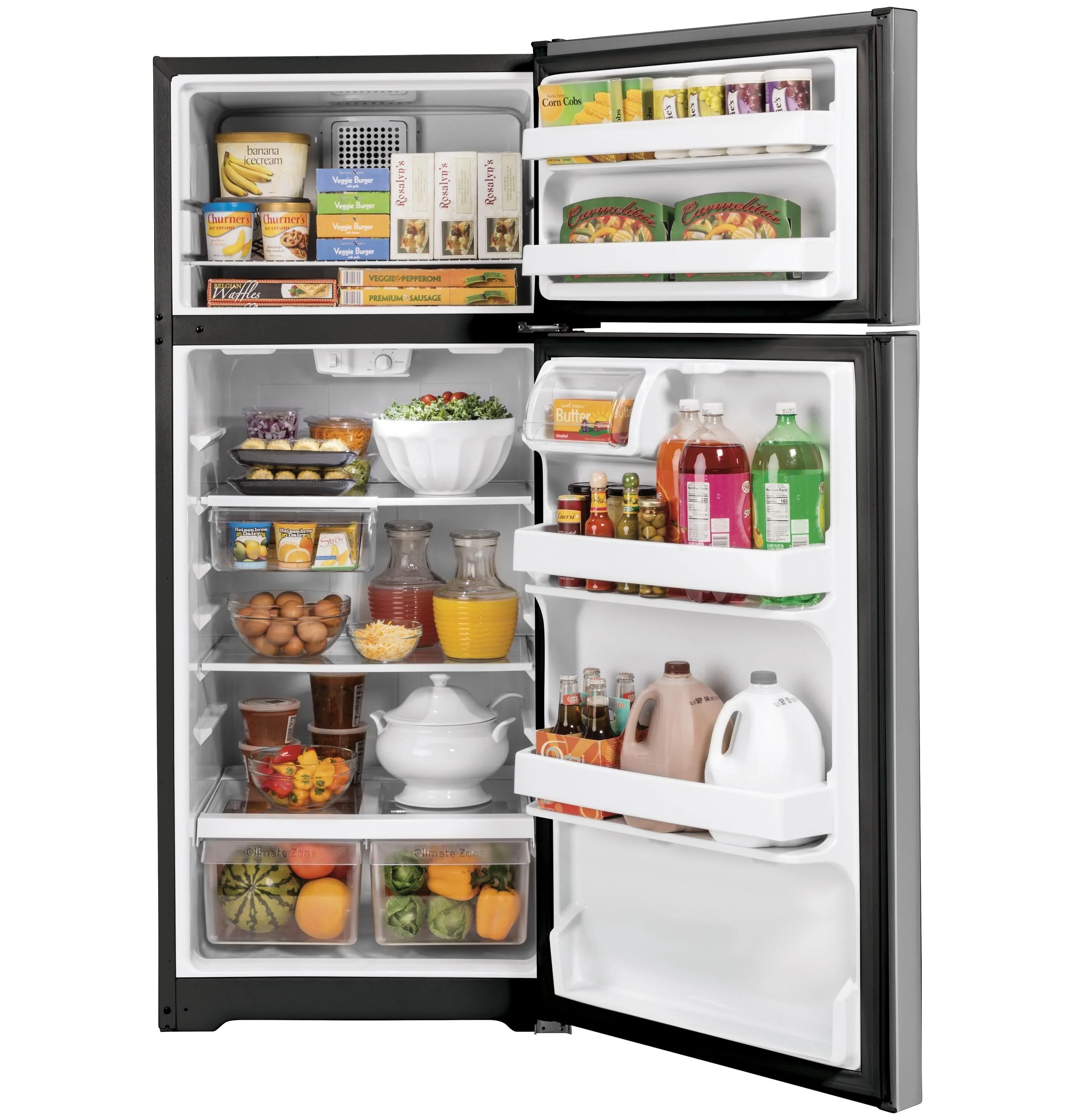 GTS17GSNRSS GE® 16.6 Cu. Ft. Top-Freezer Refrigerator - Image 2
