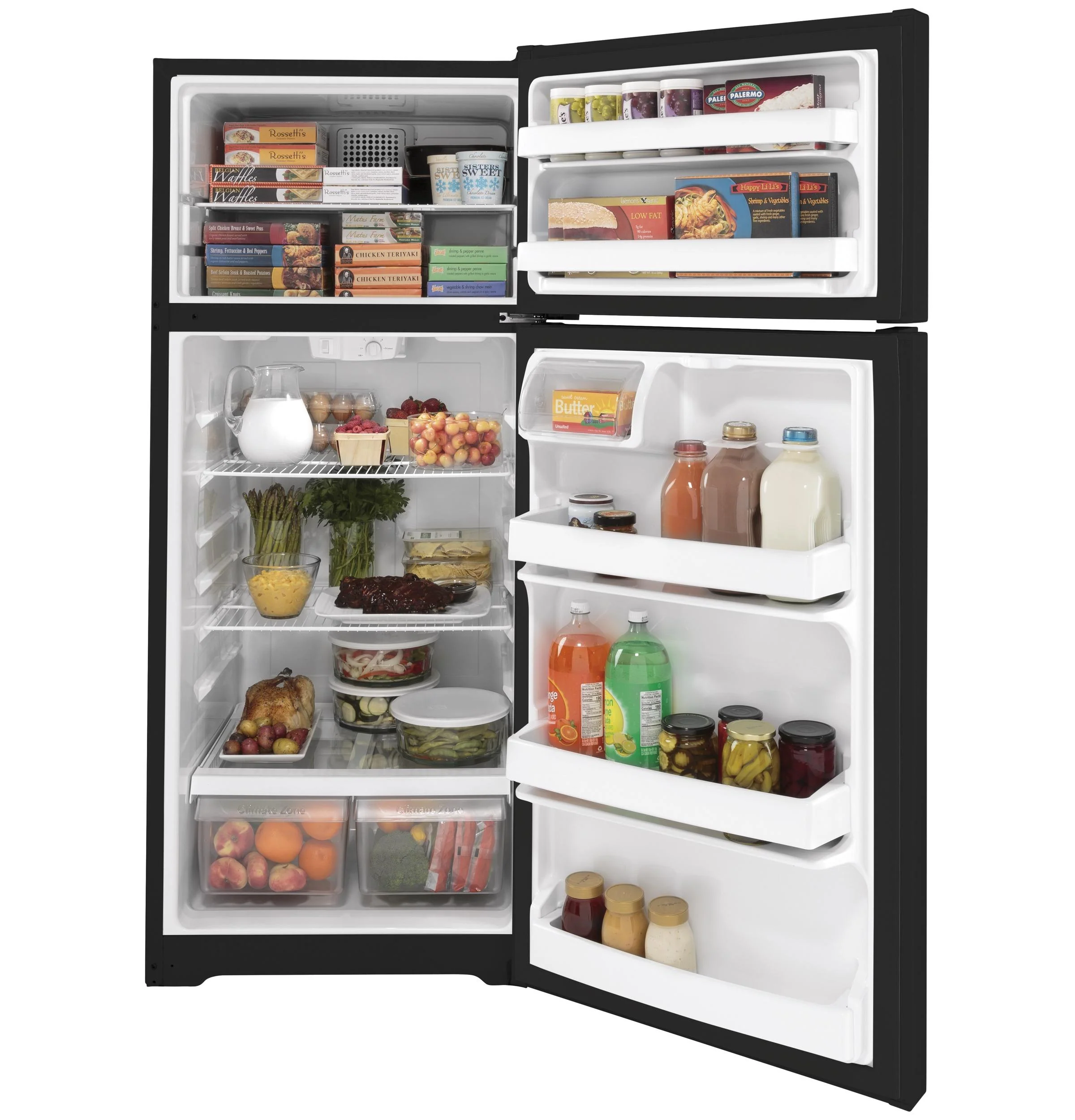 GTS18DTNRBB GE® 17.5 Cu. Ft. Top-Freezer Refrigerator - Image 2