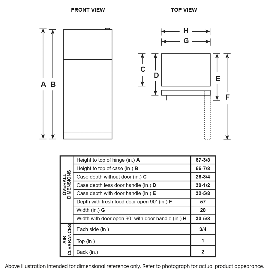 GTS18DTNRWW GE® 17.5 Cu. Ft. Top-Freezer Refrigerator - Image 6