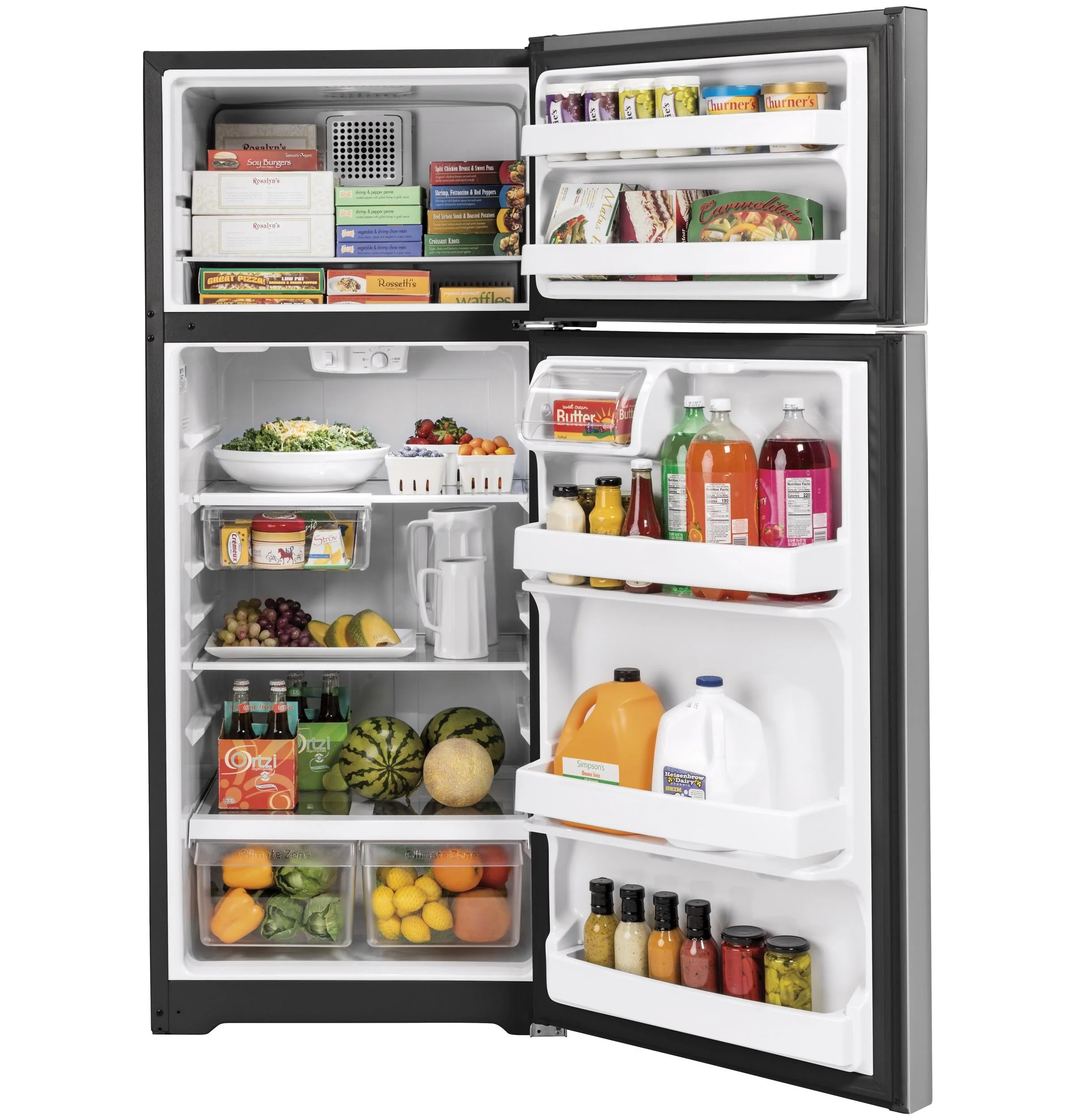 GTS18HYNRFS GE® 17.5 Cu. Ft. Top-Freezer Refrigerator - Image 2