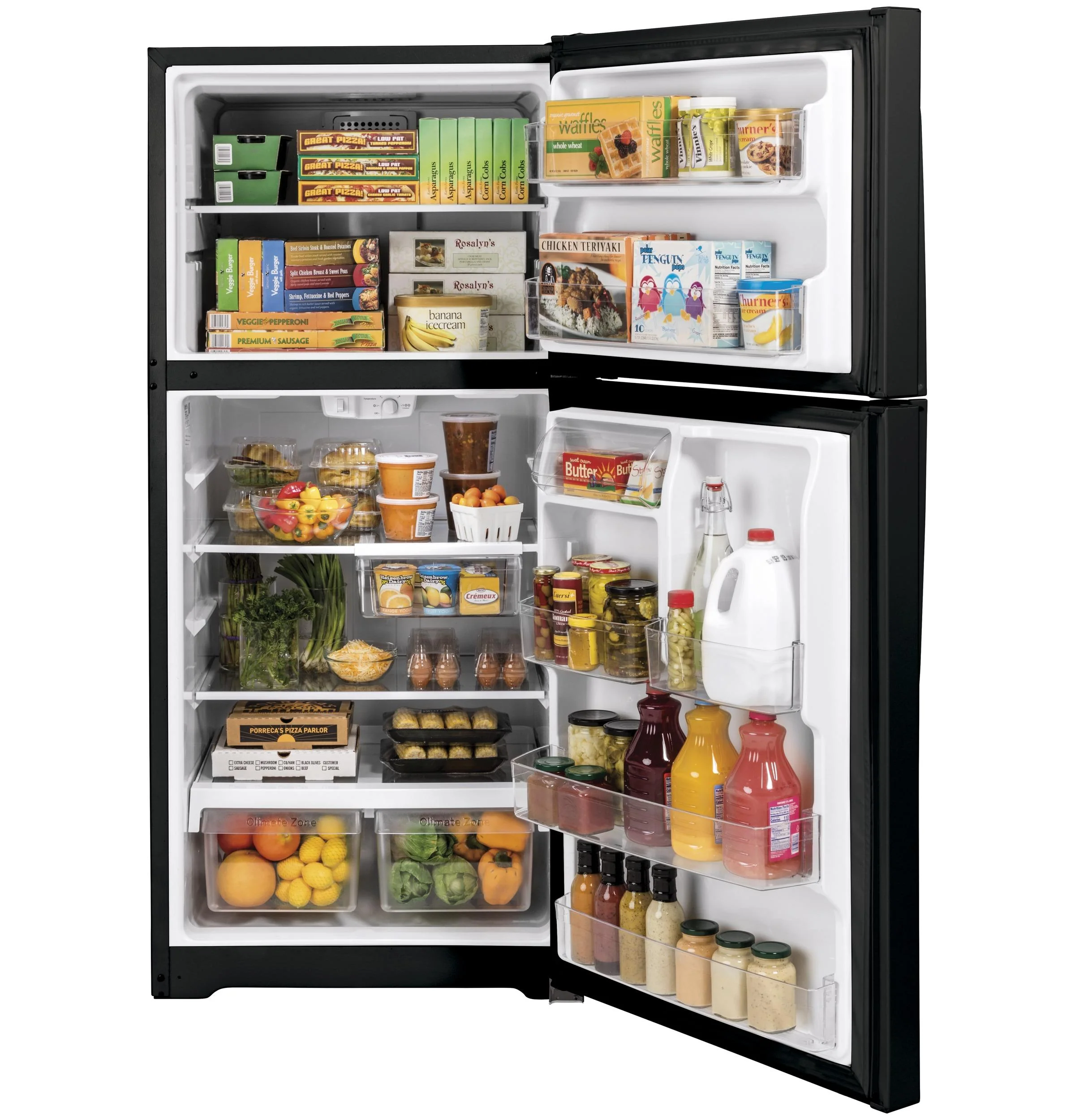 GTS22KGNRBB GE® 21.9 Cu. Ft. Garage Ready Top-Freezer Refrigerator - Image 2