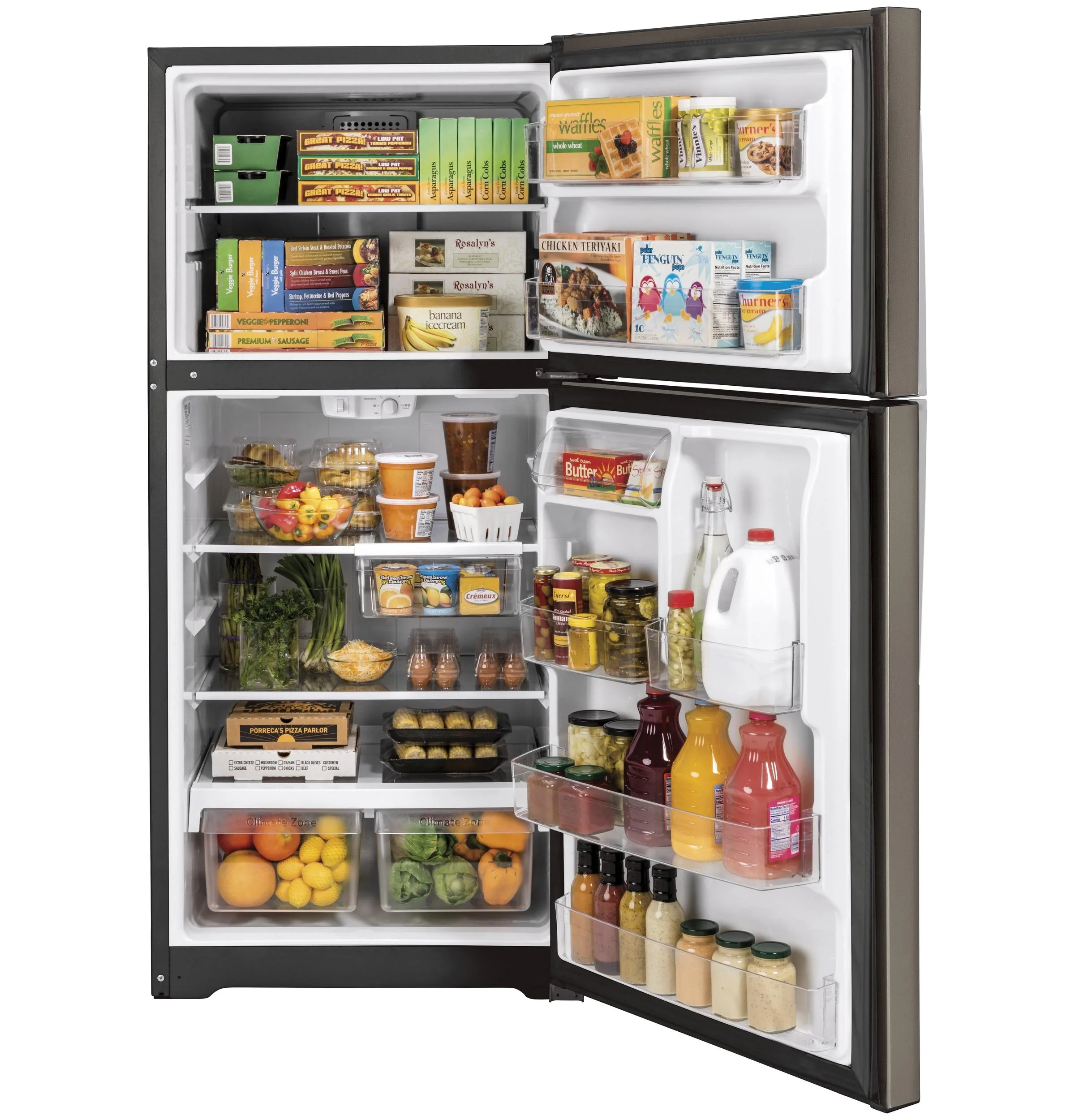 GTS22KMNRES GE® 21.9 Cu. Ft. Garage Ready Top-Freezer Refrigerator - Image 2