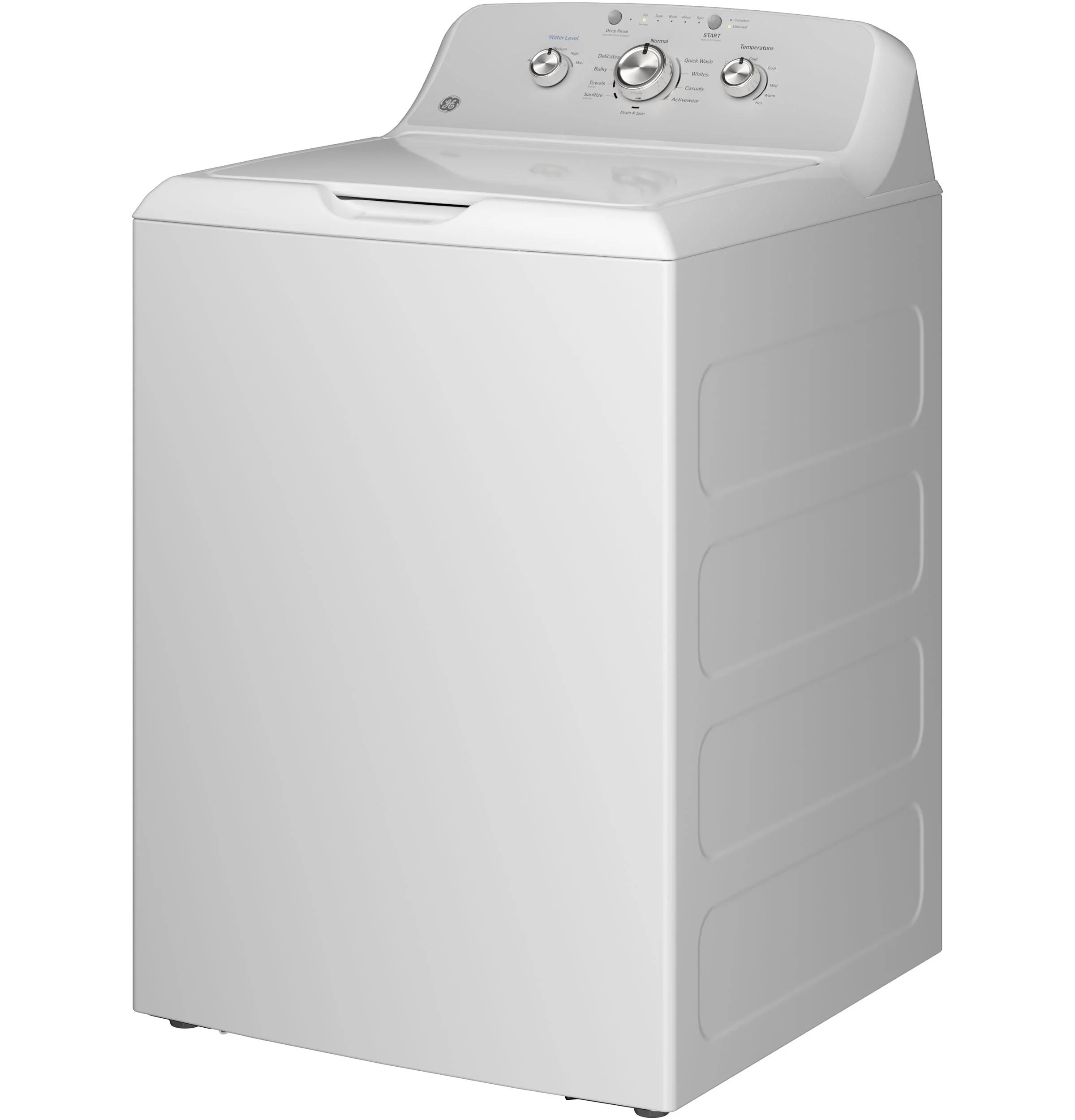 GTW385ASWWS GE® 4.3 cu. ft. Capacity Washer with Stainless Steel Basket,Cold Plus and Water Level Control - Image 4