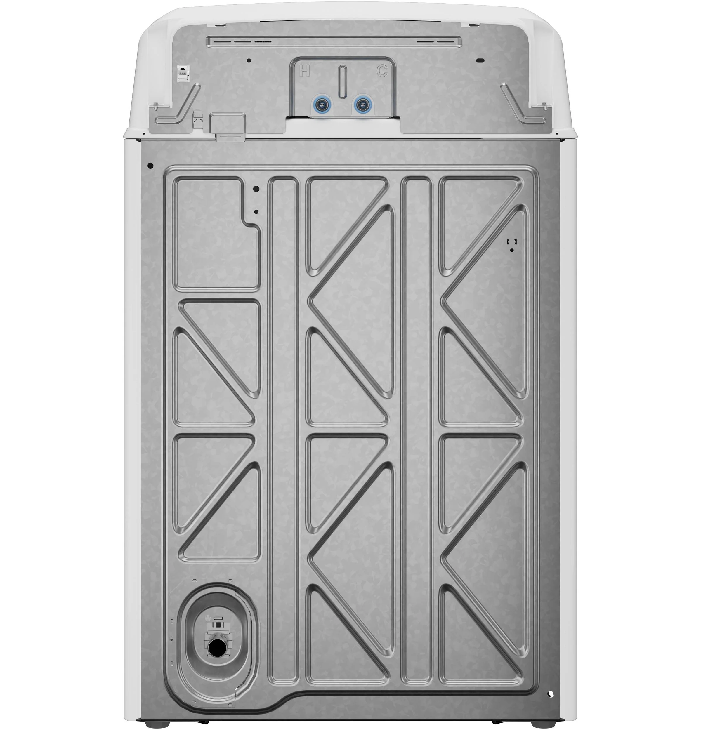 GTW385ASWWS GE® 4.3 cu. ft. Capacity Washer with Stainless Steel Basket,Cold Plus and Water Level Control - Image 6