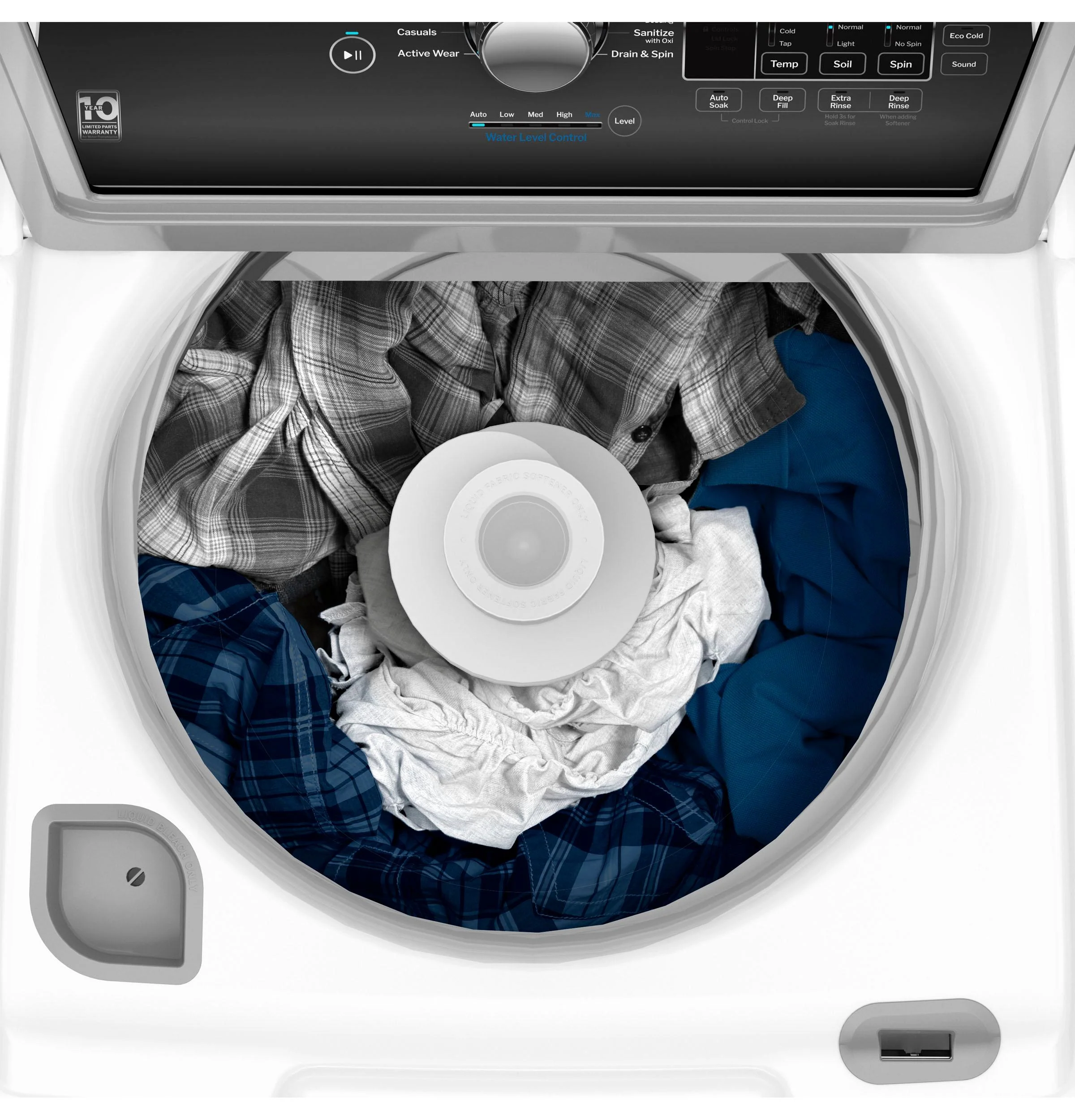 GTW585BSVWS GE® 4.5 cu. ft. Capacity Washer with Water Level Control - Image 7