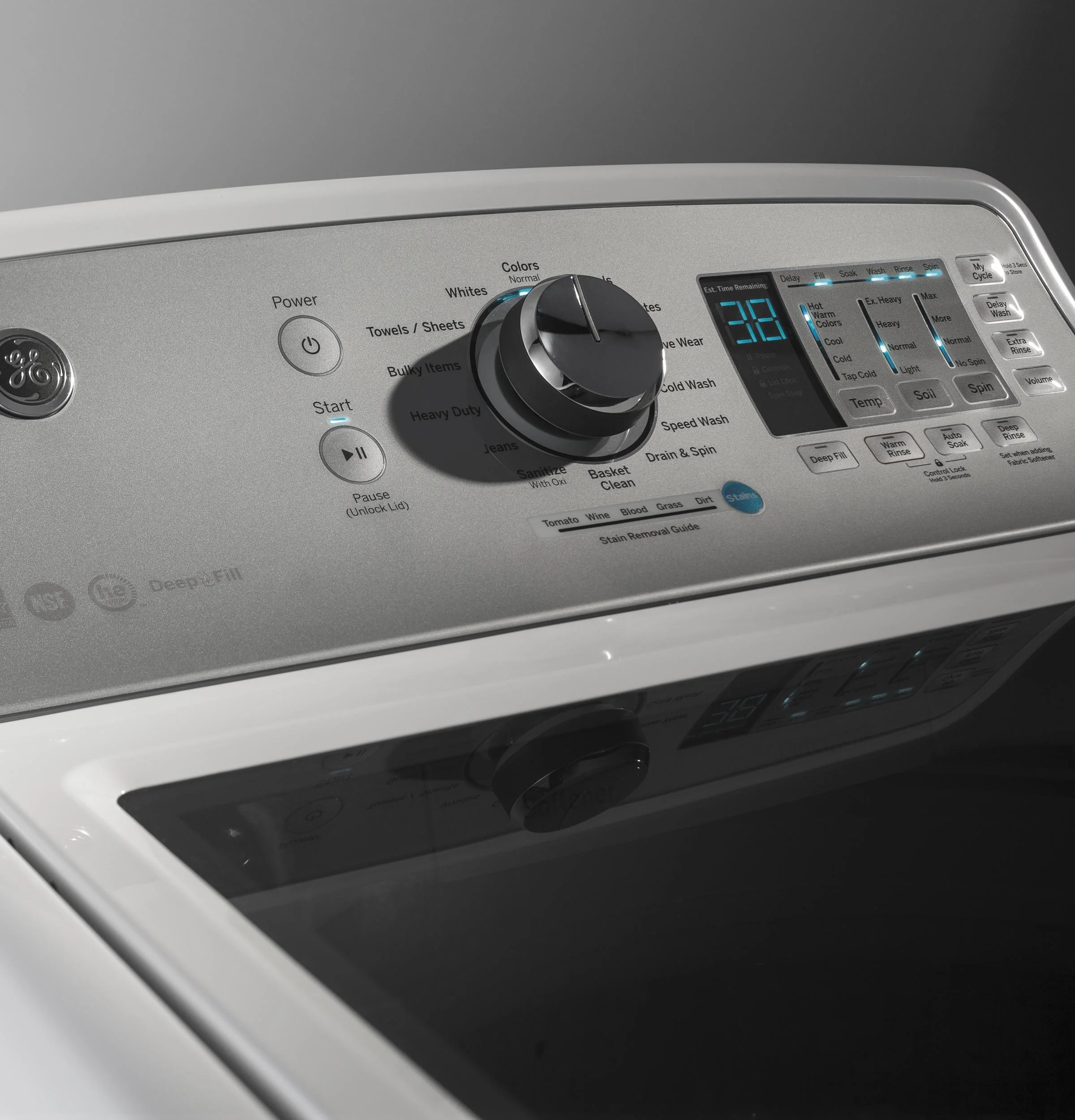 GTW685BSLWS GE® ENERGY STAR® 4.5 cu. ft. Capacity Washer with Stainless Steel Basket - Image 9