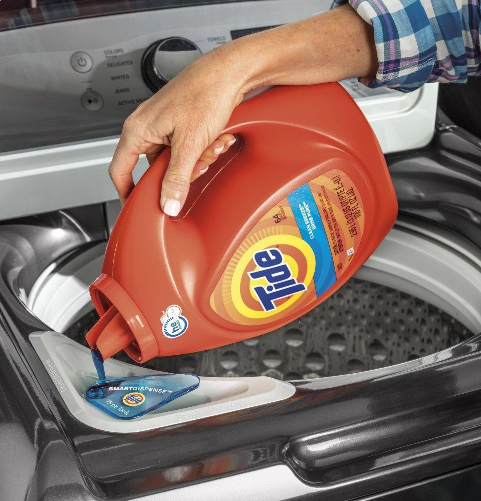 GE® 5.0 cu. ft. Capacity Smart Washer with Sanitize w/Oxi and SmartDispense - Image 11