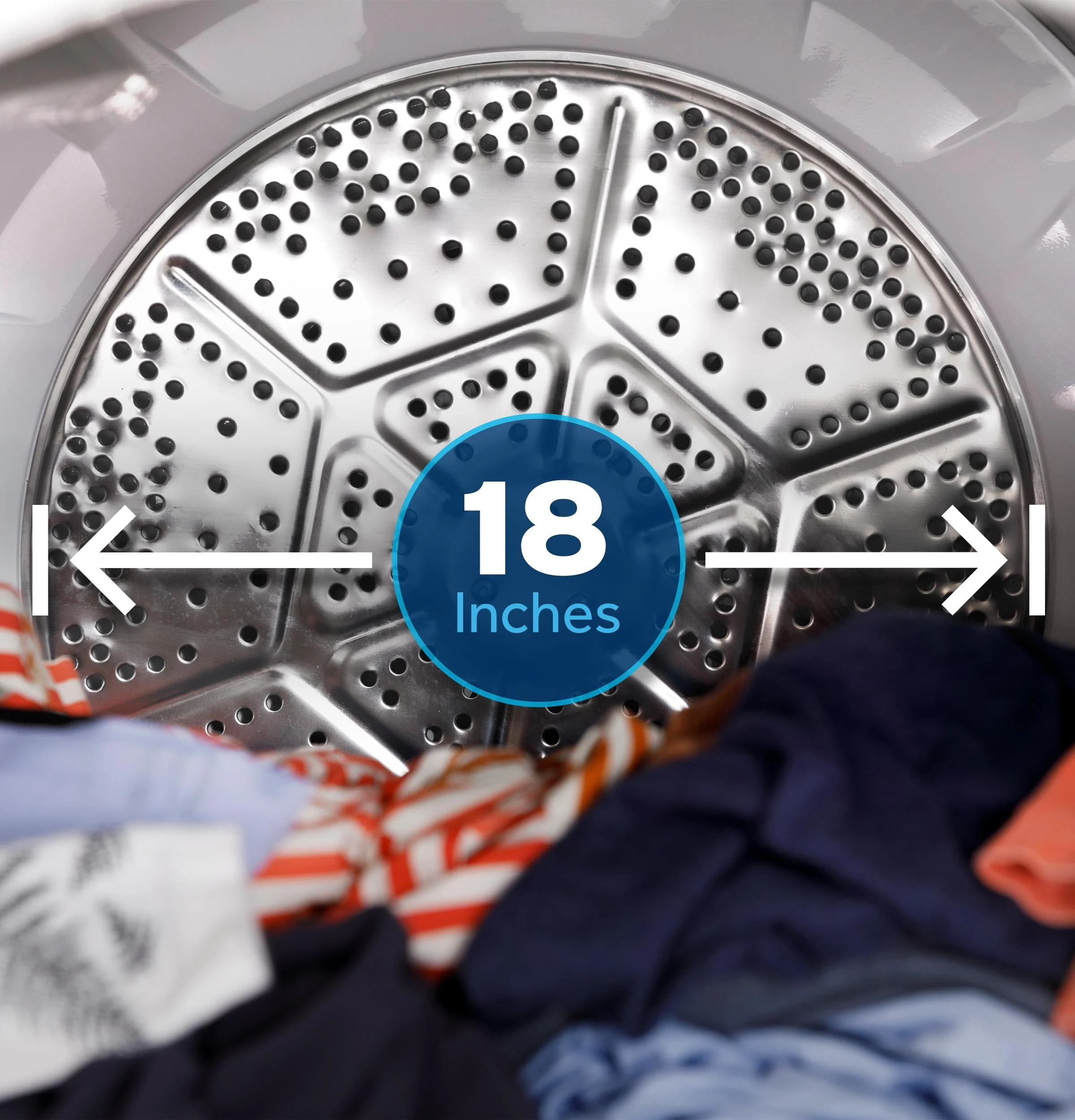 GTX38EASWWS GE® 6.2 cu. ft. Capacity Electric Dryer with Up To 120 ft. Venting and Shallow Depth - Image 15
