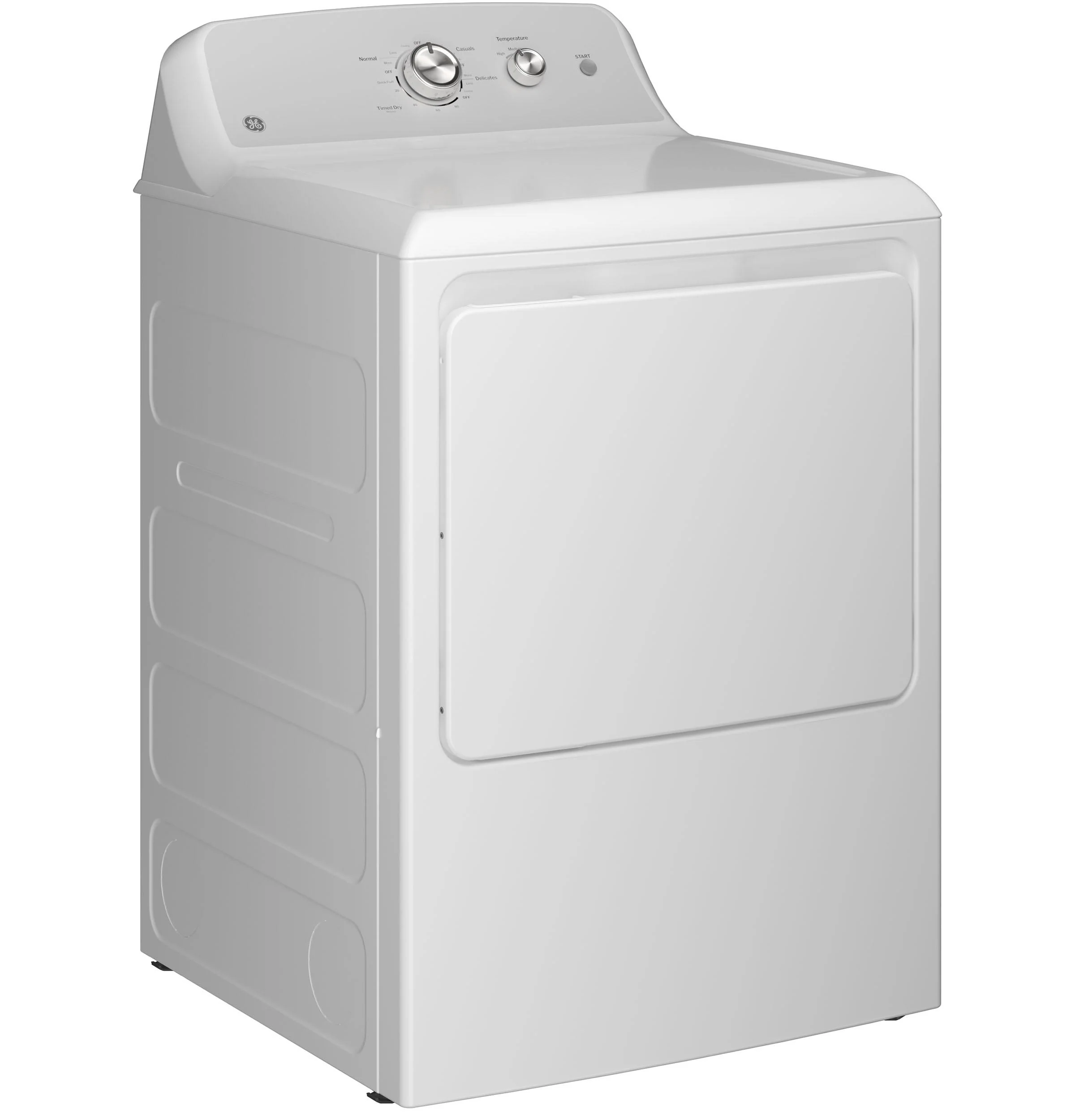 GTX38EASWWS GE® 6.2 cu. ft. Capacity Electric Dryer with Up To 120 ft. Venting and Shallow Depth - Image 4