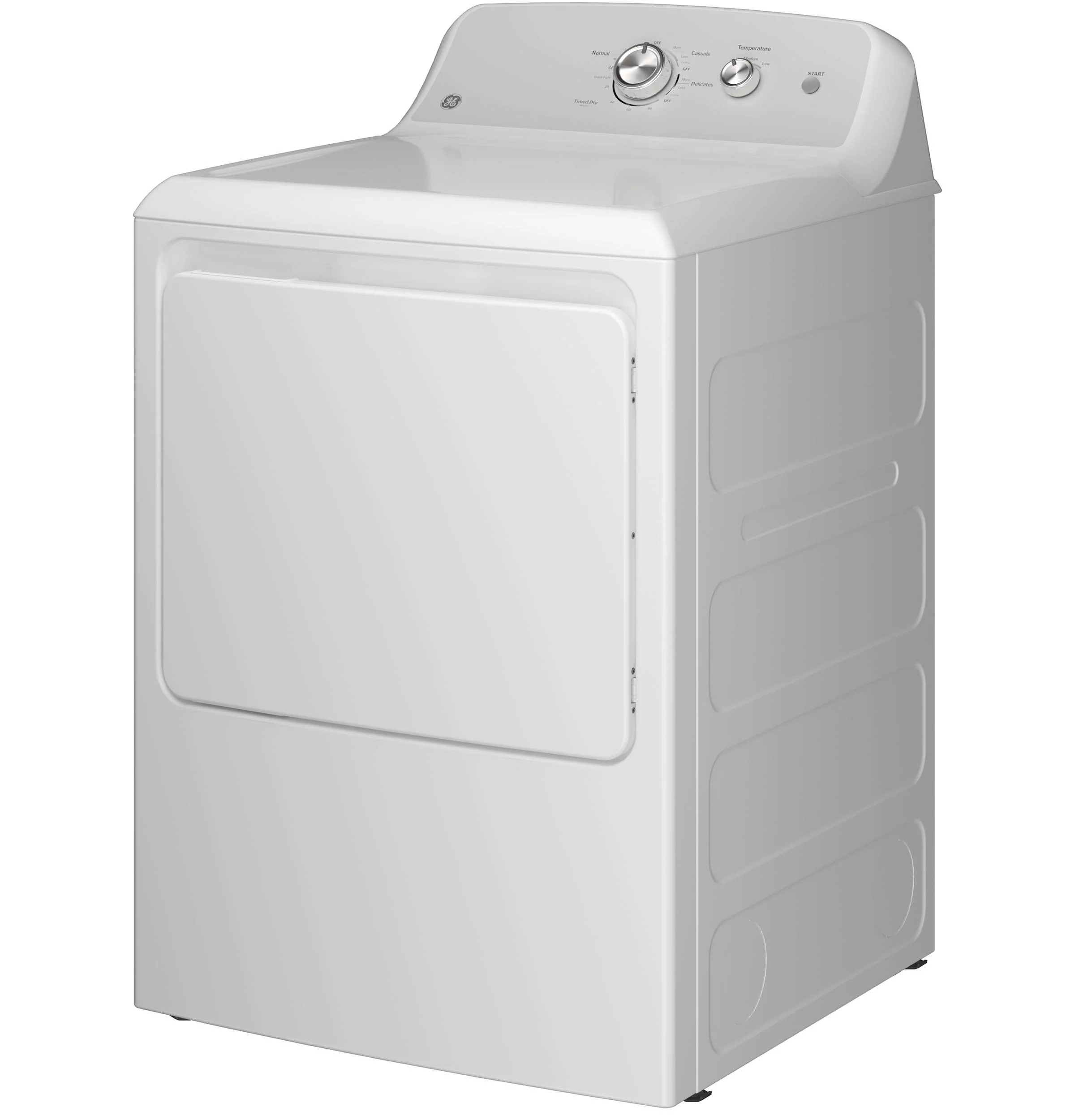 GTX38EASWWS GE® 6.2 cu. ft. Capacity Electric Dryer with Up To 120 ft. Venting and Shallow Depth - Image 5