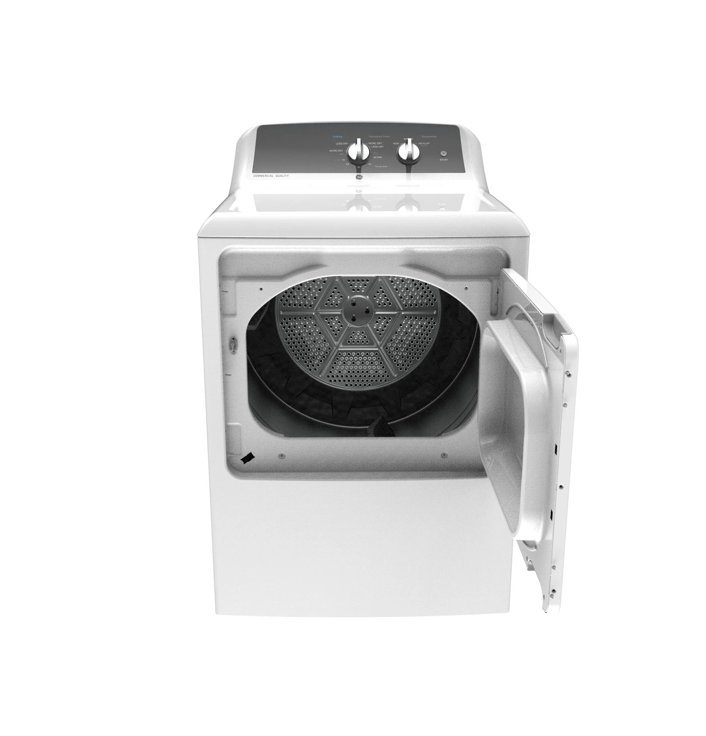 GTX52EASPWB GE 6.2 cu. ft. Capacity Electric Dryer with Up To 120 ft. Venting and 5-yr Limited Warranty - Image 8