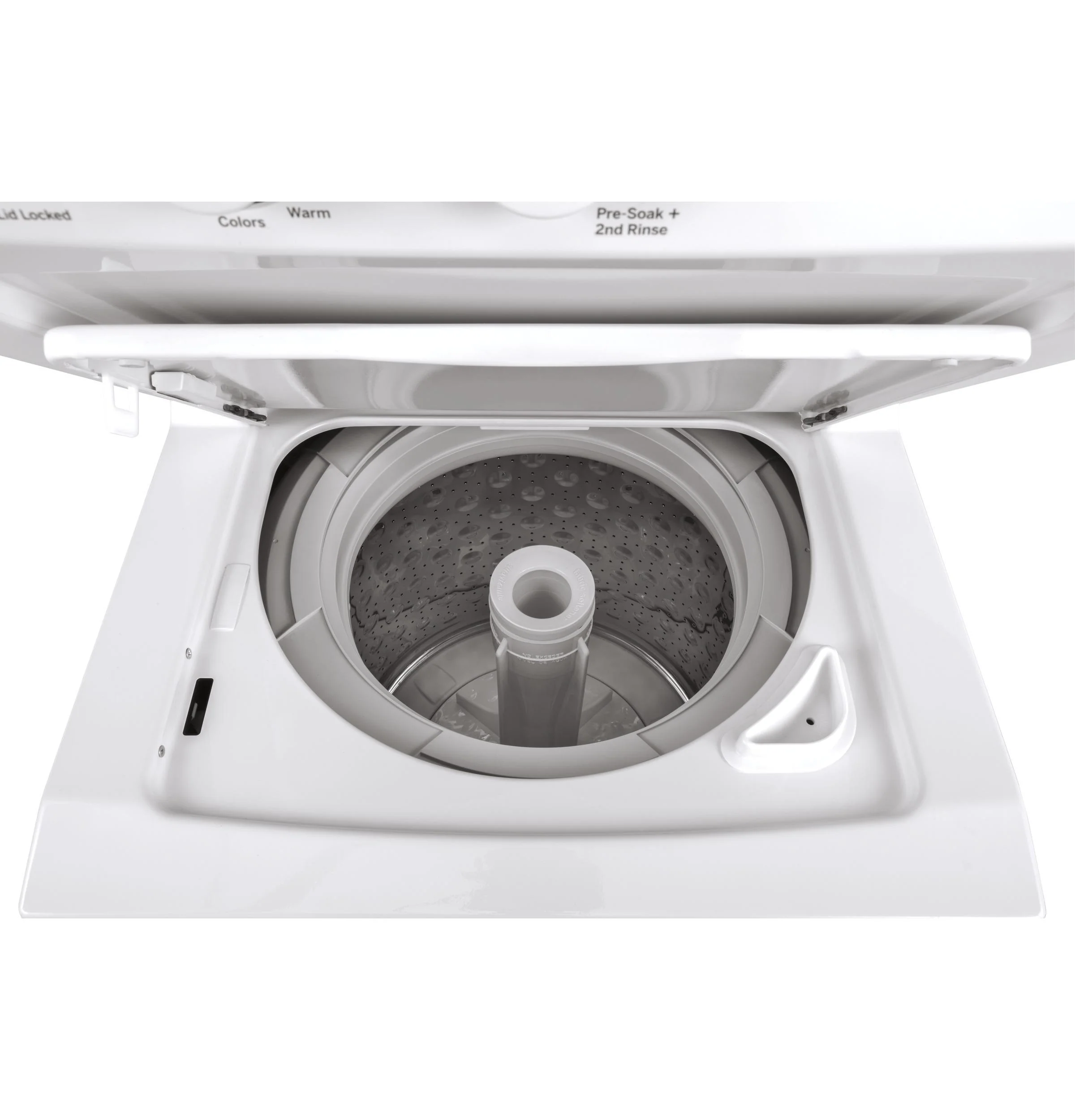 GUD24ESSMWW GE Unitized Spacemaker® 2.3 cu. ft. Capacity Washer with Stainless Steel Basket and 4.4 cu. ft. Capacity Electric Dryer - Image 2