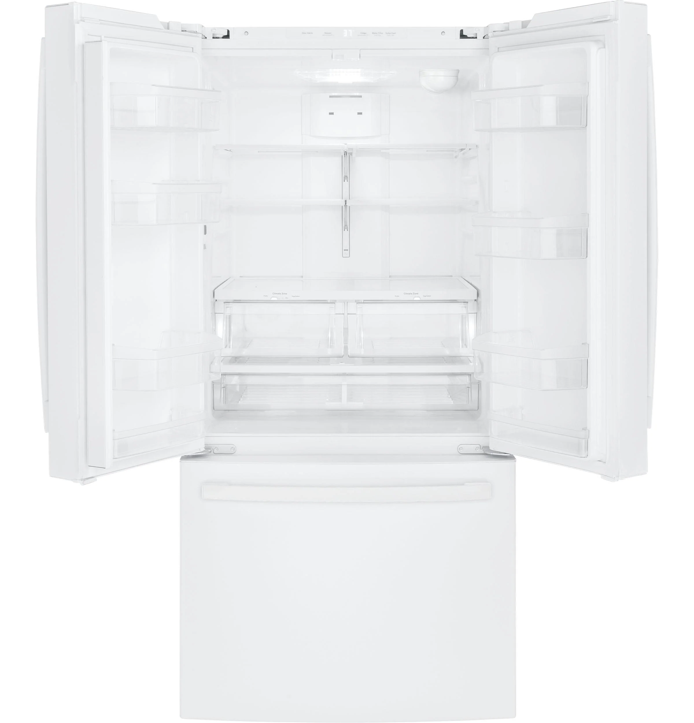 GWE19JGLWW GE® ENERGY STAR® 18.6 Cu. Ft. Counter-Depth French-Door Refrigerator - Image 3