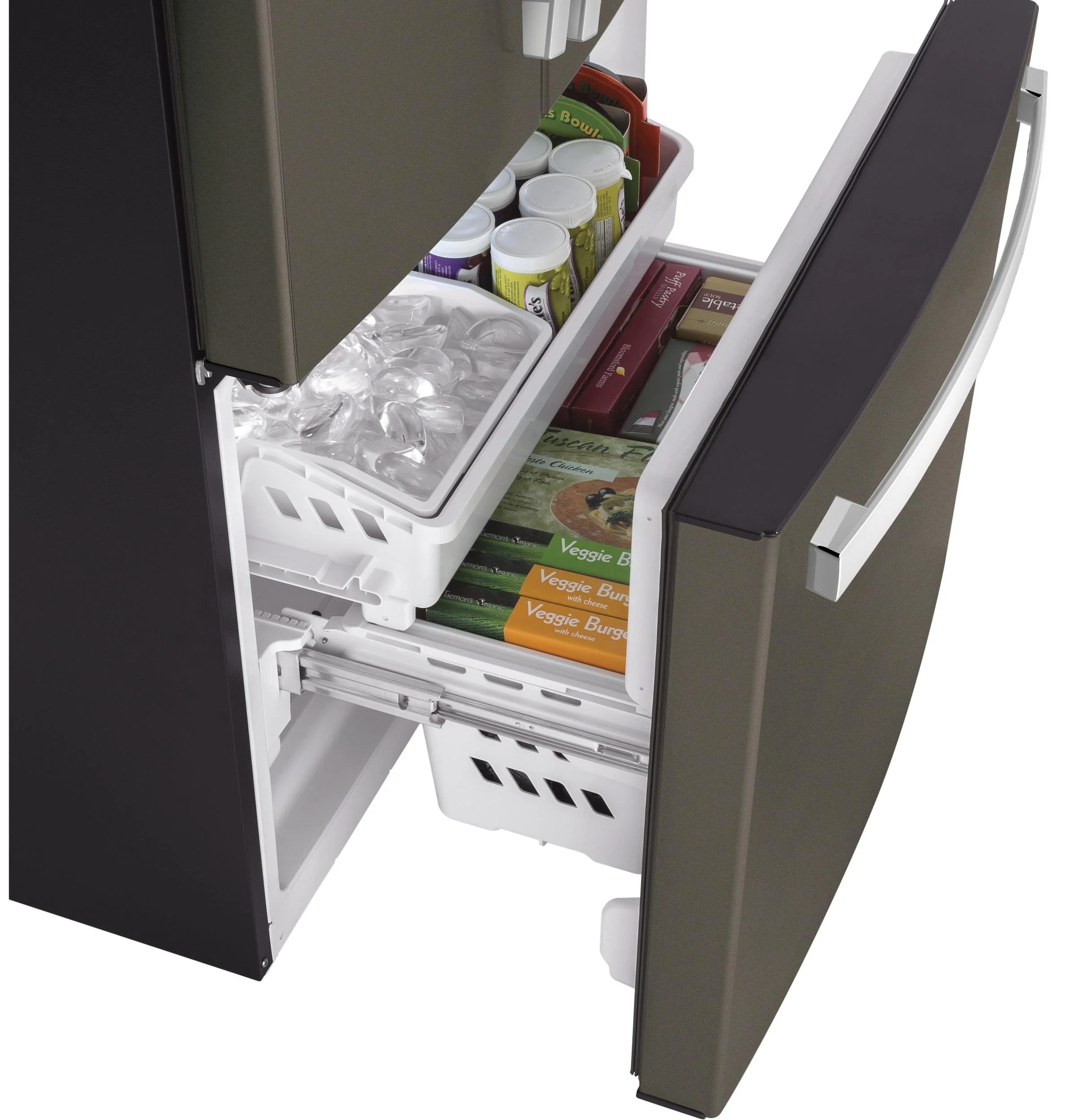 GWE19JMLES GE® ENERGY STAR® 18.6 Cu. Ft. Counter-Depth French-Door Refrigerator - Image 5