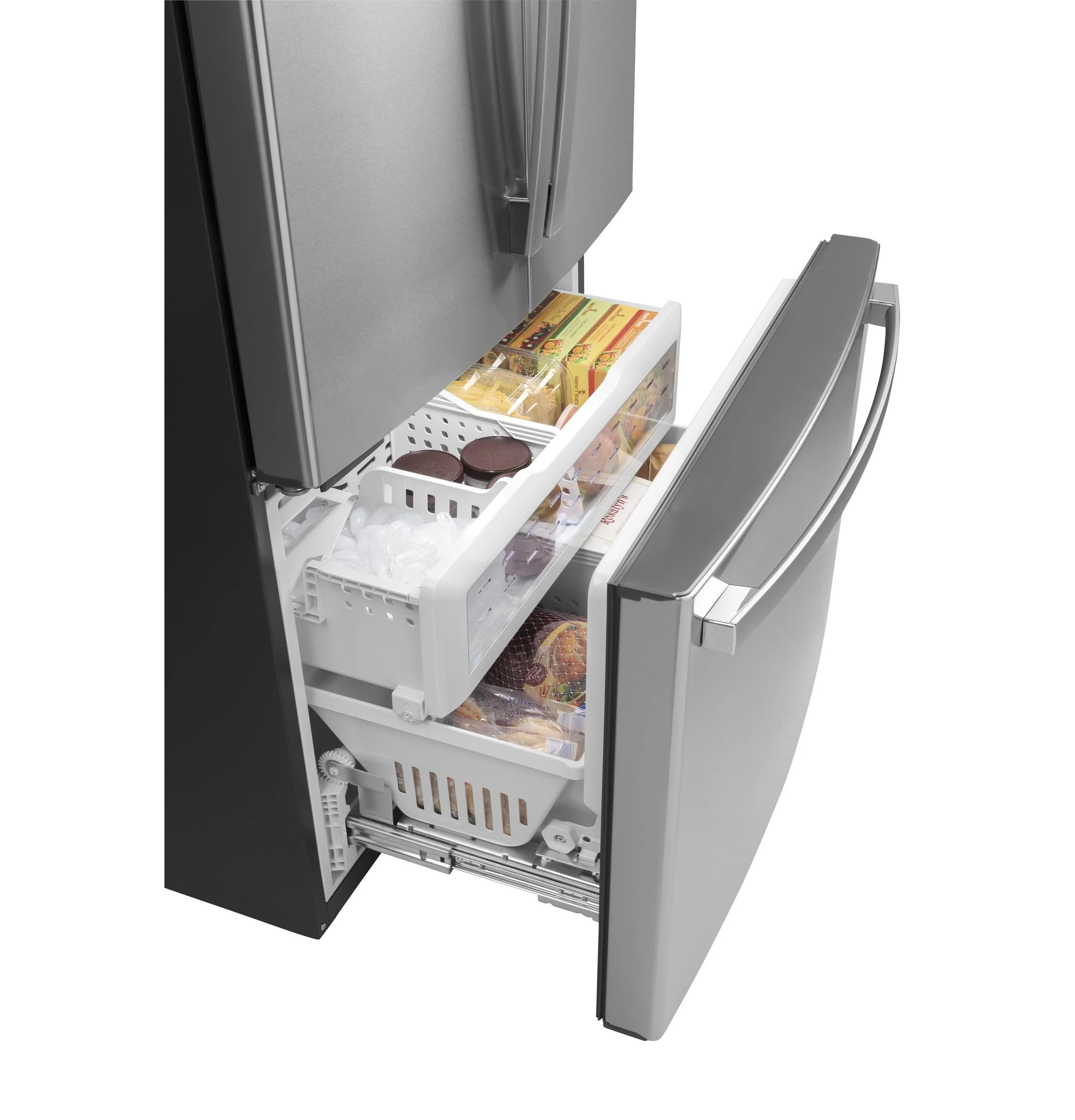 GWE23GYNFS GE® ENERGY STAR® 23.1 Cu. Ft. Counter-Depth Fingerprint Resistant French-Door Refrigerator - Image 5