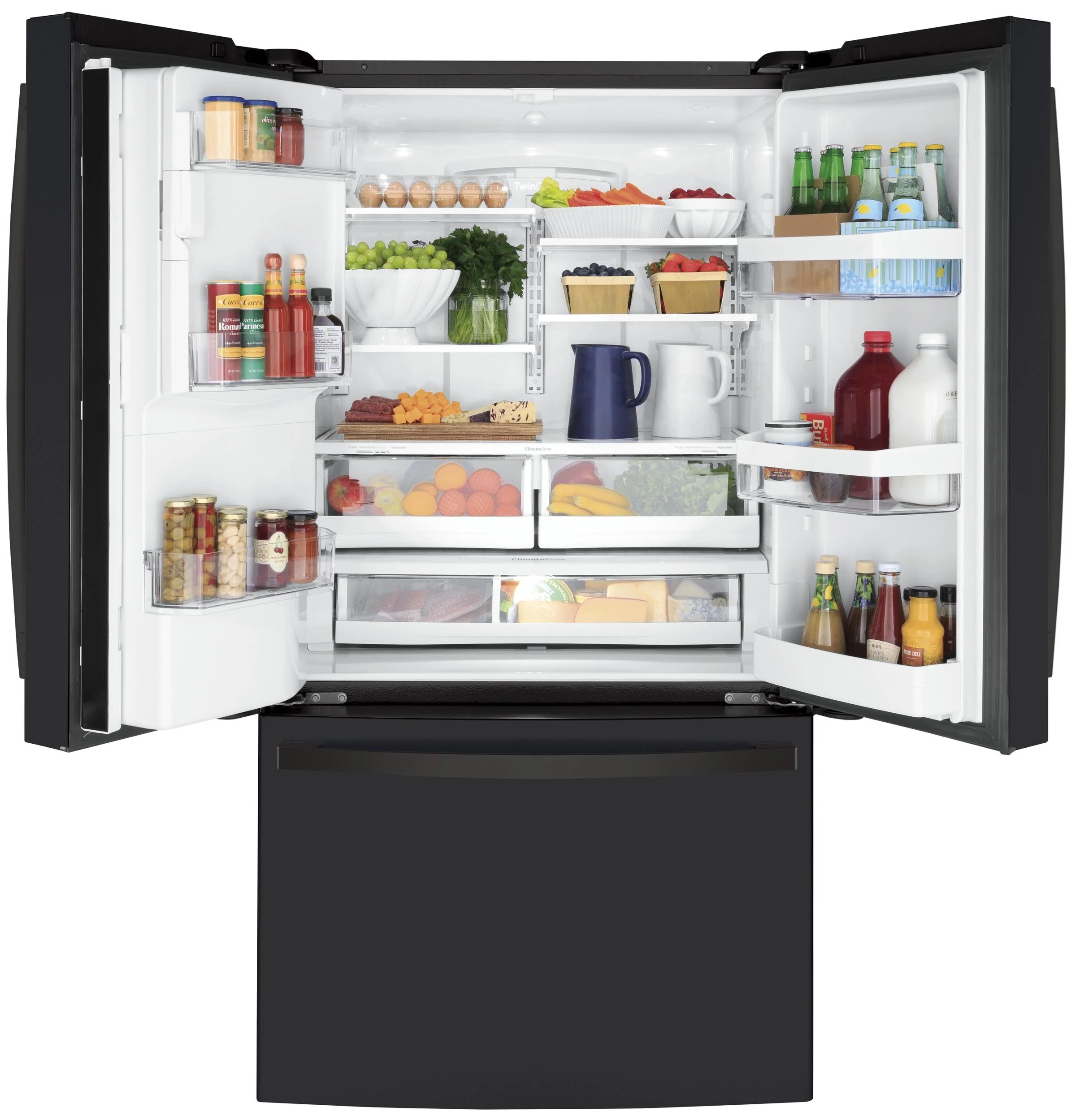 GYE22GENDS GE® ENERGY STAR® 22.1 Cu. Ft. Counter-Depth French-Door Refrigerator - Image 2