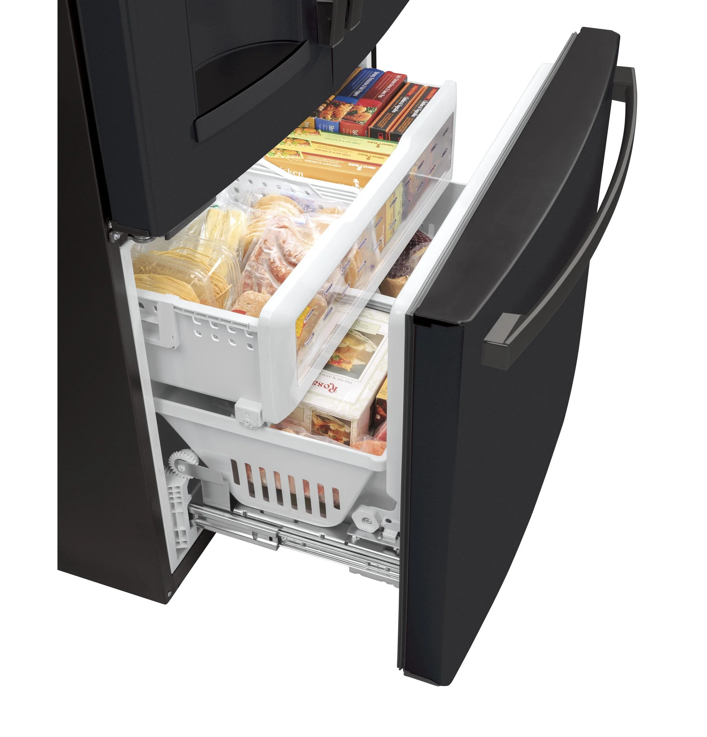 GYE22GENDS GE® ENERGY STAR® 22.1 Cu. Ft. Counter-Depth French-Door Refrigerator - Image 6