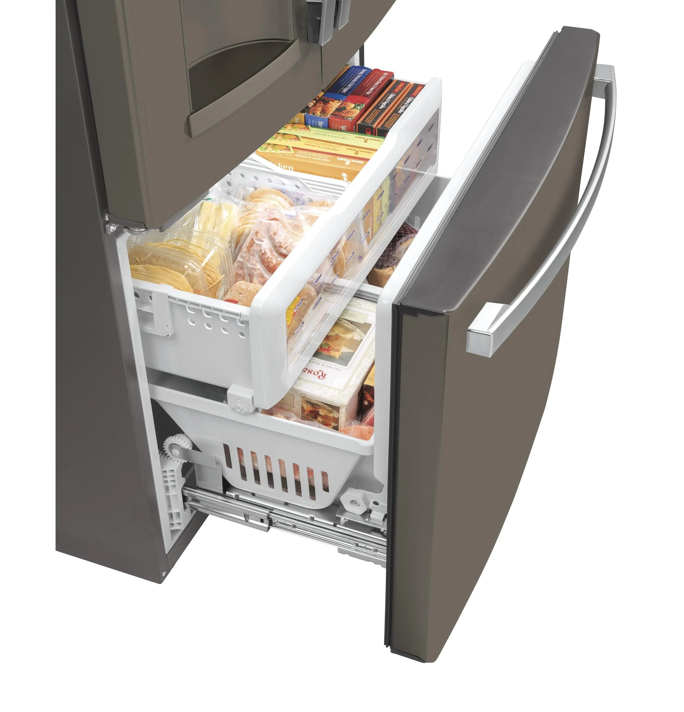 GYE22GMNES GE® ENERGY STAR® 22.1 Cu. Ft. Counter-Depth French-Door Refrigerator - Image 6