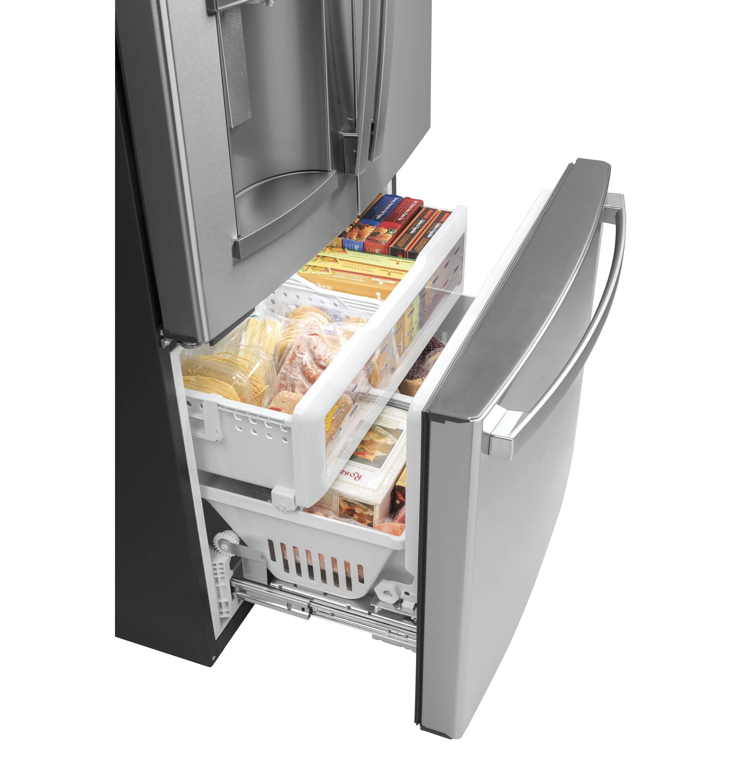 GYE22GYNFS GE ENERGY STAR 22.1 Cu. Ft. Counter-Depth Fingerprint Resistant French-Door Refrigerator - Image 22