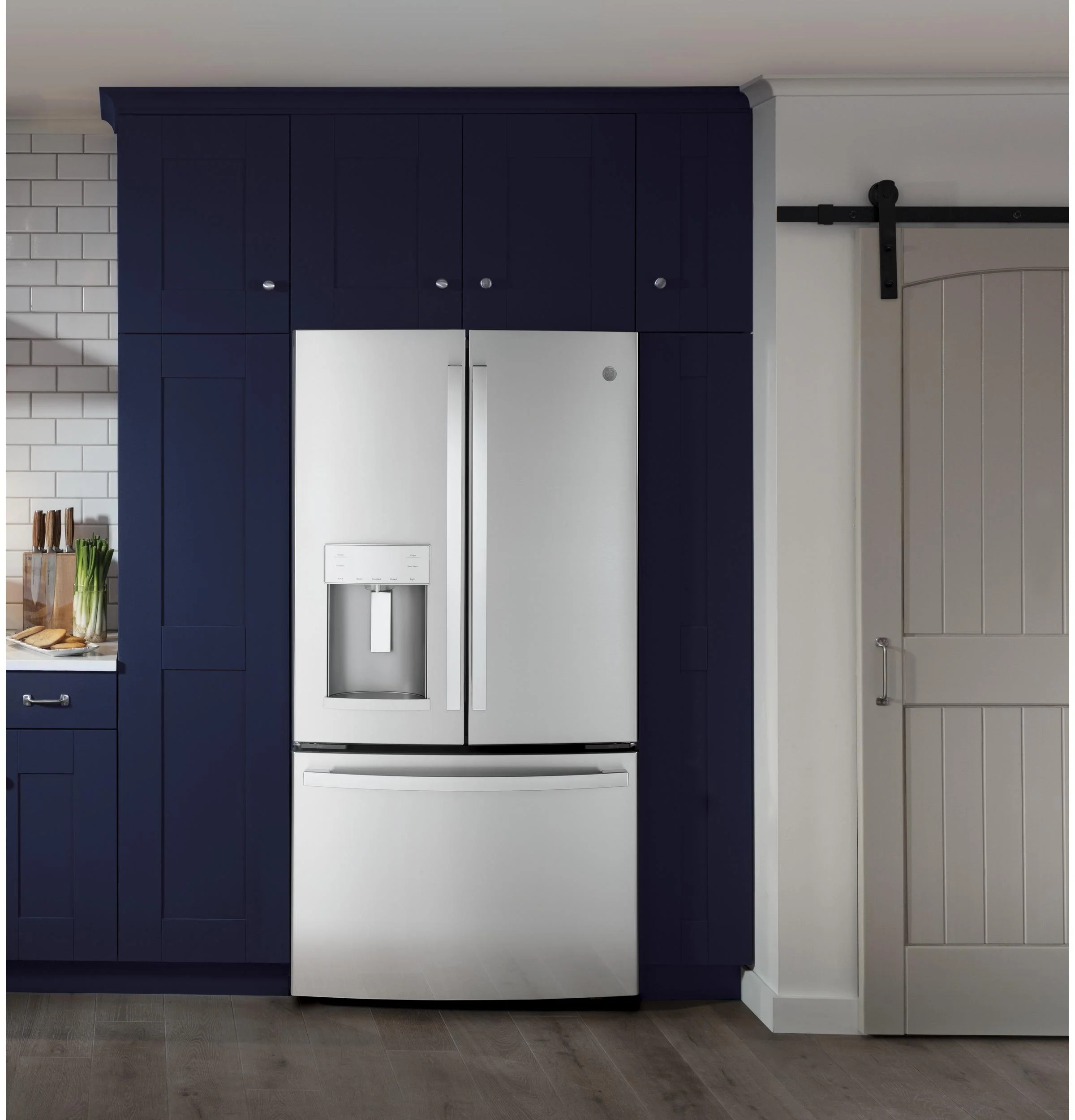 GYE22GYNFS GE ENERGY STAR 22.1 Cu. Ft. Counter-Depth Fingerprint Resistant French-Door Refrigerator - Image 27