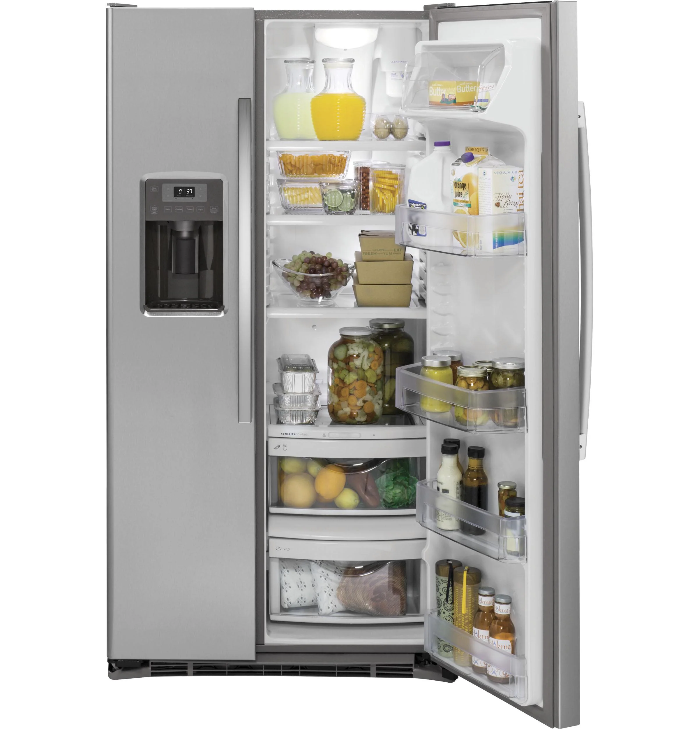 GZS22DSJSS GE® 21.9 Cu. Ft. Counter-Depth Side-By-Side Refrigerator - Image 8