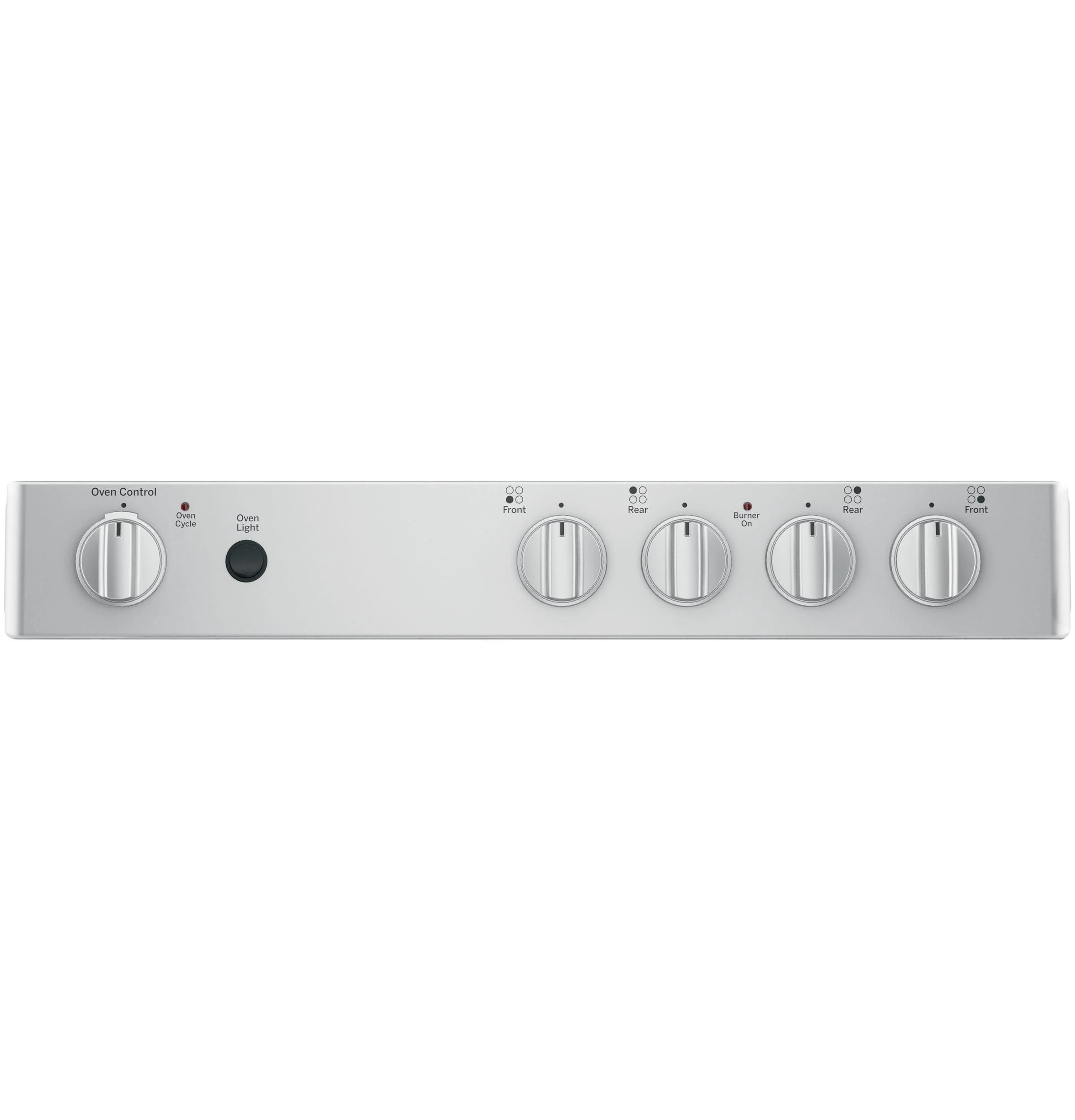 JAS640RMSS GE® ENERGY STAR® 24" Free-Standing/Slide-in Front Control Range with Steam Clean and Large Window - Image 2