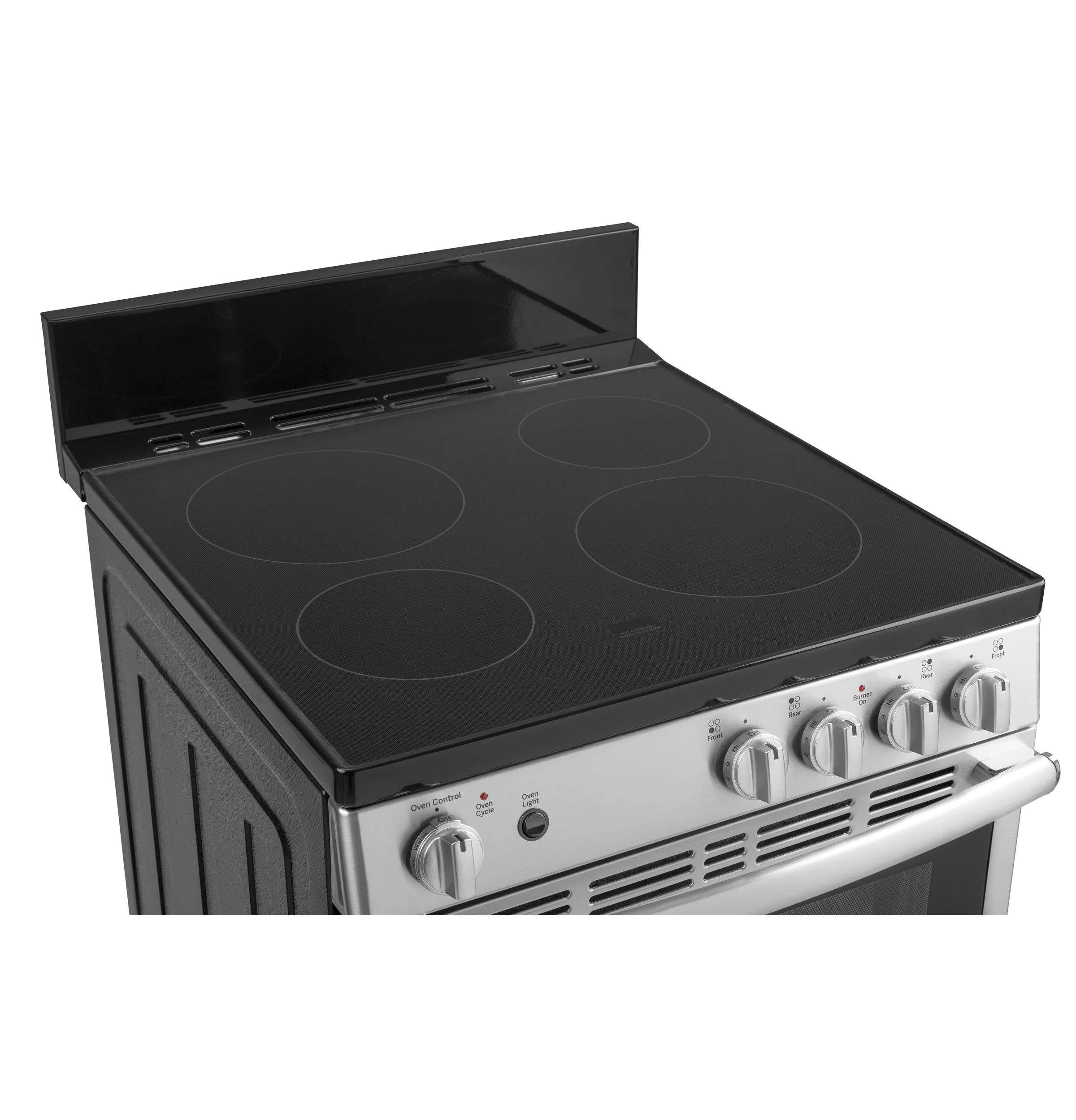 JAS640RMSS GE® ENERGY STAR® 24" Free-Standing/Slide-in Front Control Range with Steam Clean and Large Window - Image 8