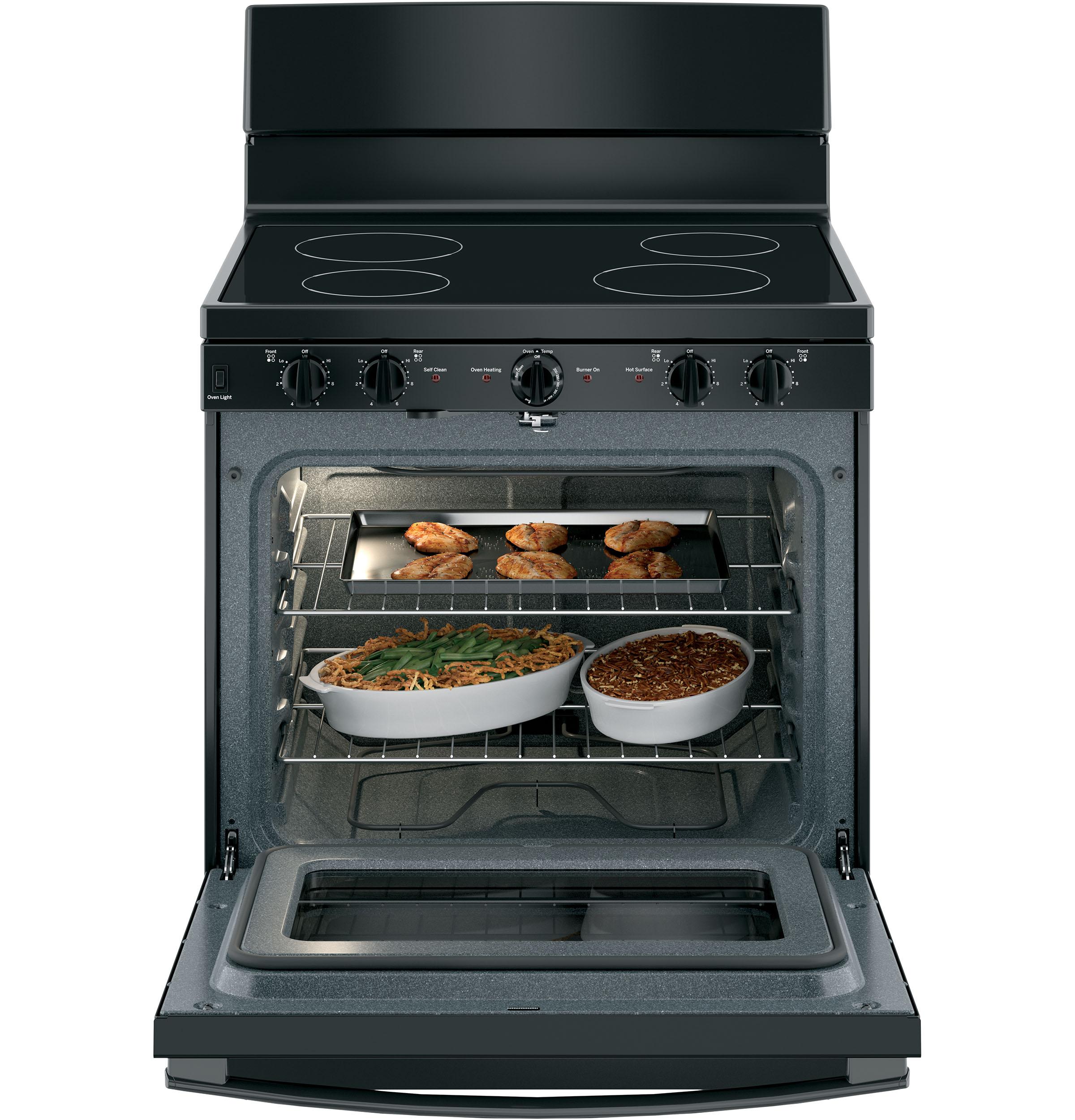 GE 30" Free-standing Electric Radiant Smooth Cooktop Range - Image 5
