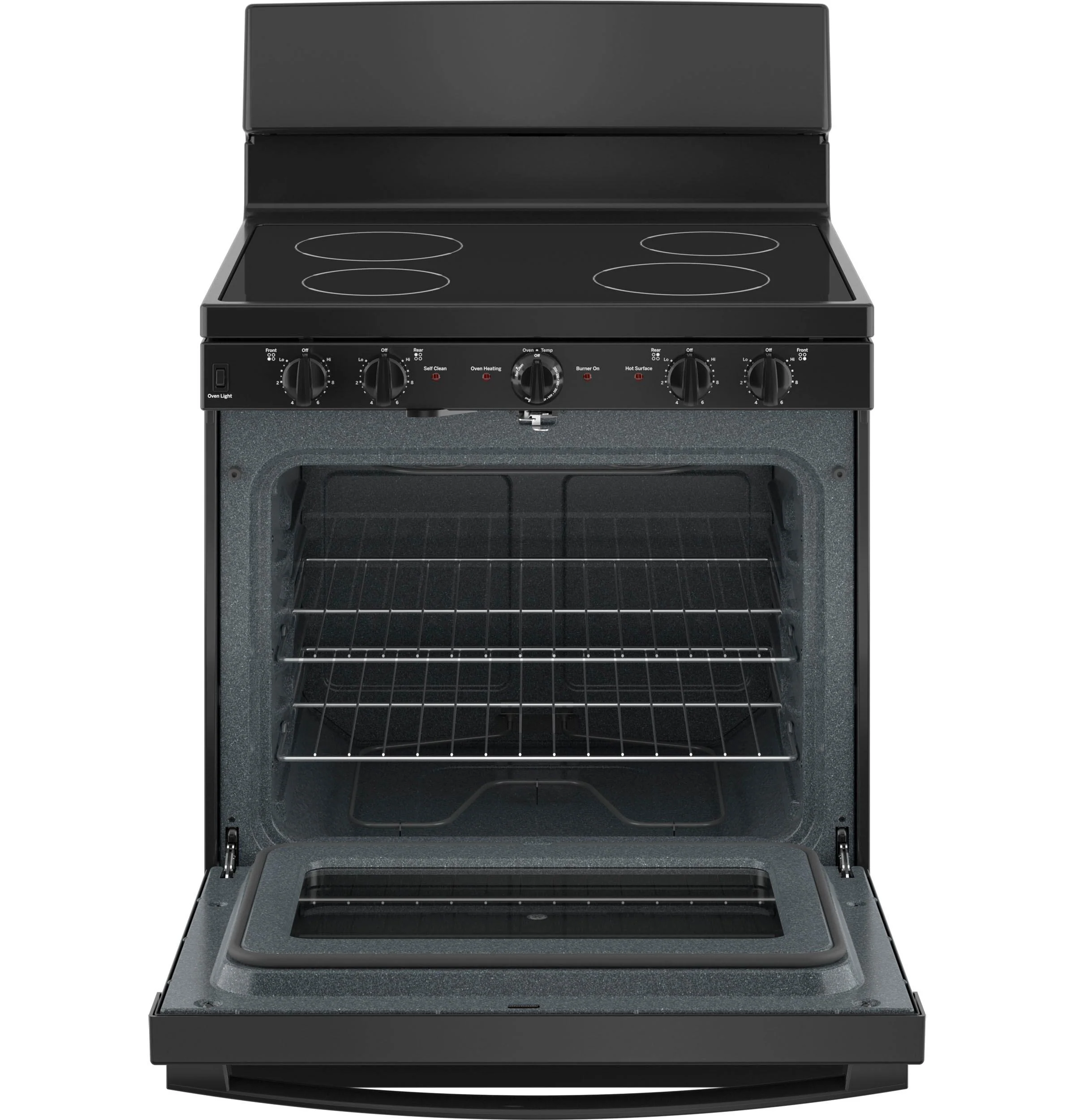 JB480DTBB GE 30" Free-standing Electric Radiant Smooth Cooktop Range - Image 2