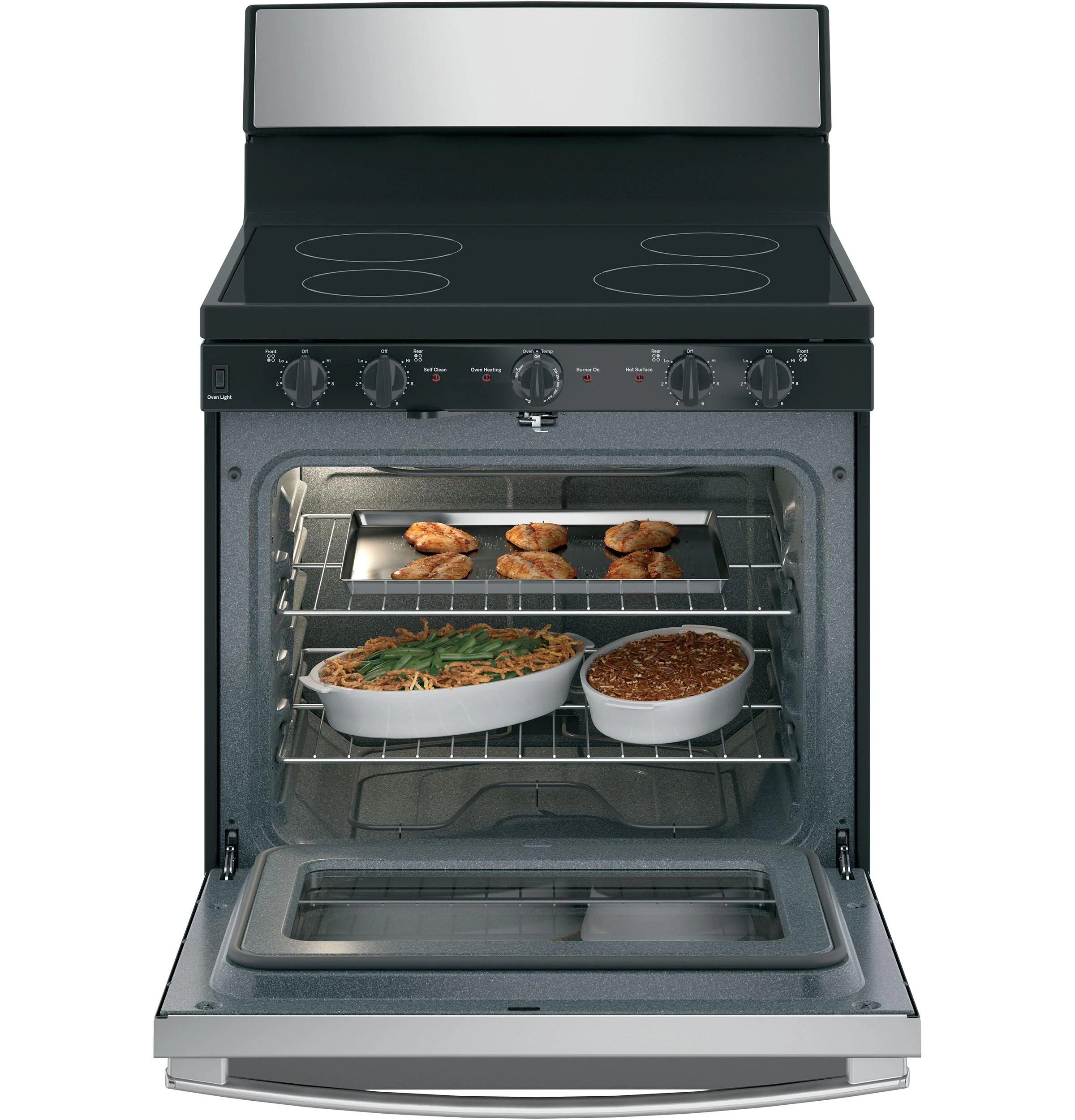 GE 30" Free-standing Electric Radiant Smooth Cooktop Range - Image 5