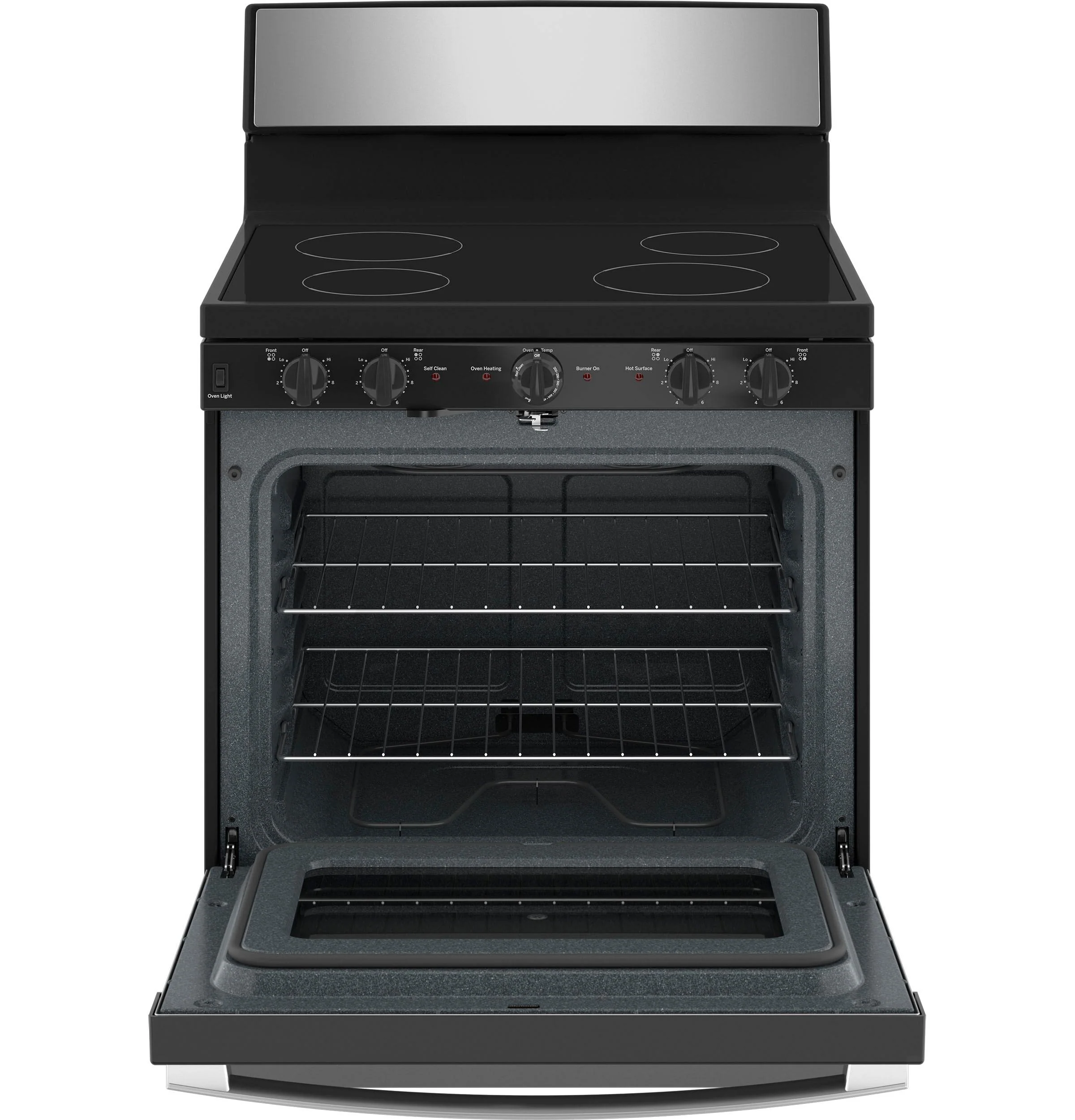 JB480SYSS GE® ENERGY STAR® 30" Free-Standing Electric Radiant Smooth Cooktop Range - Image 2