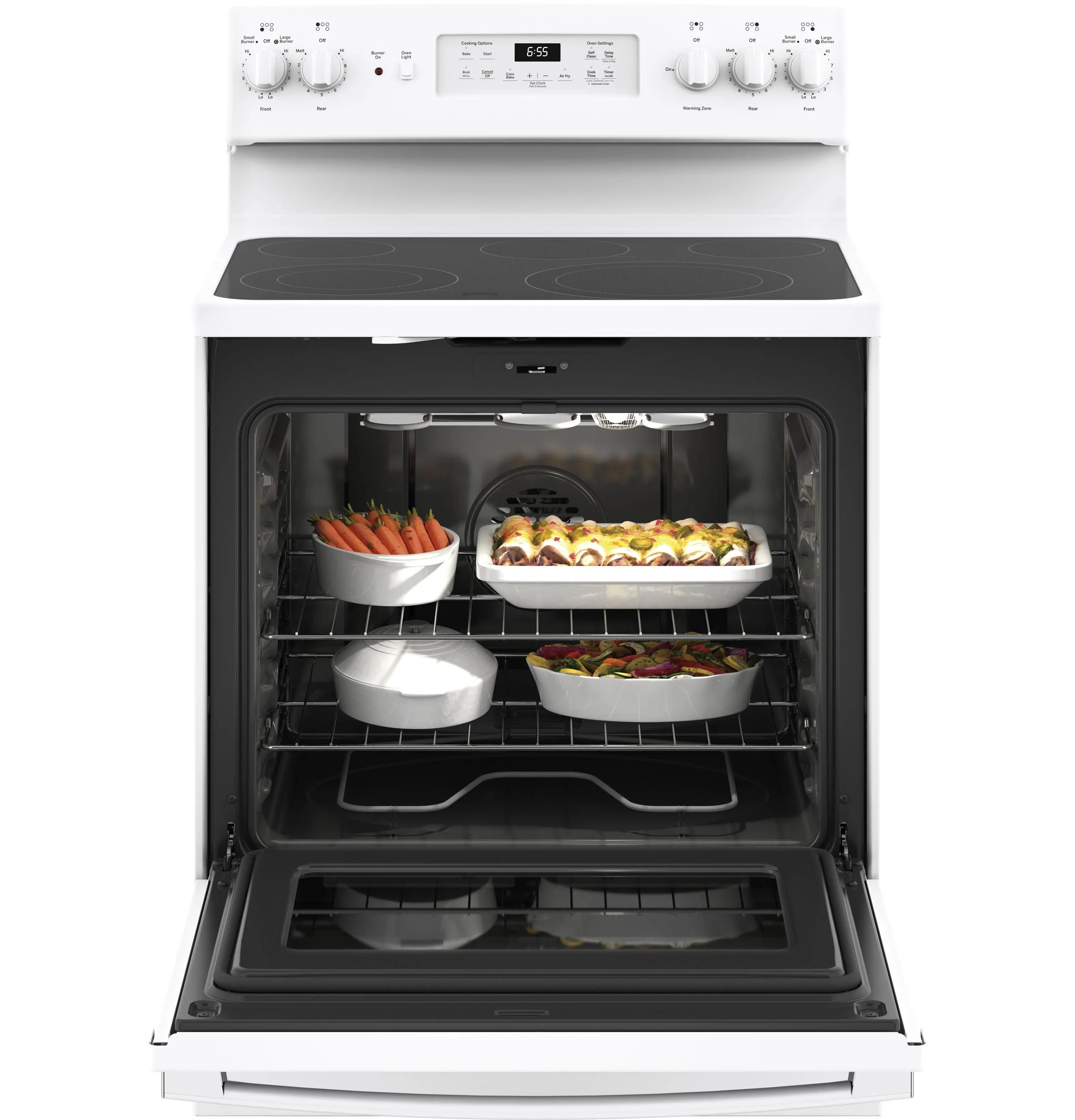 GE® 30" Free-Standing Electric Convection Range - Image 7