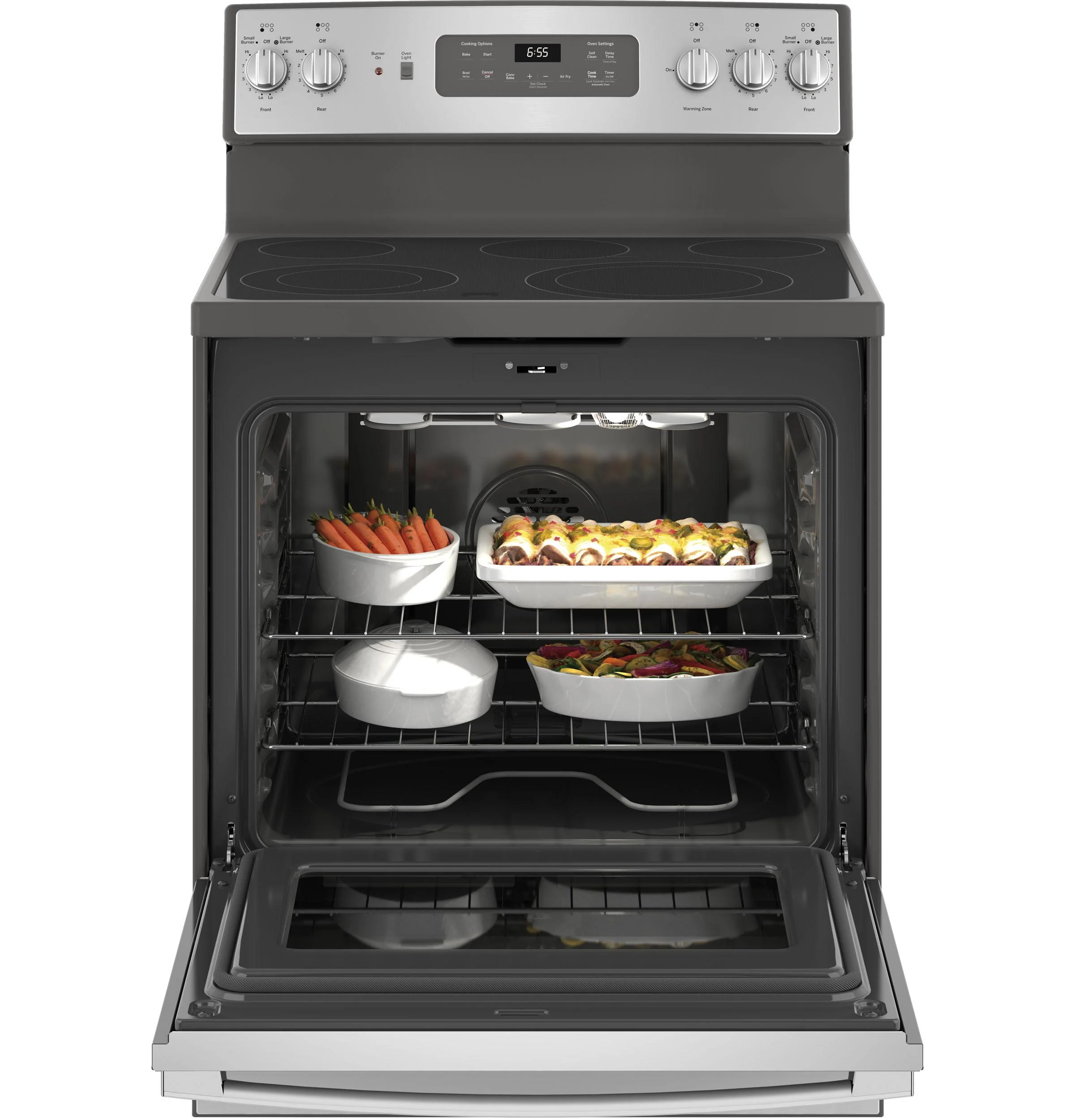 GE® 30" Free-Standing Electric Convection Range - Image 3