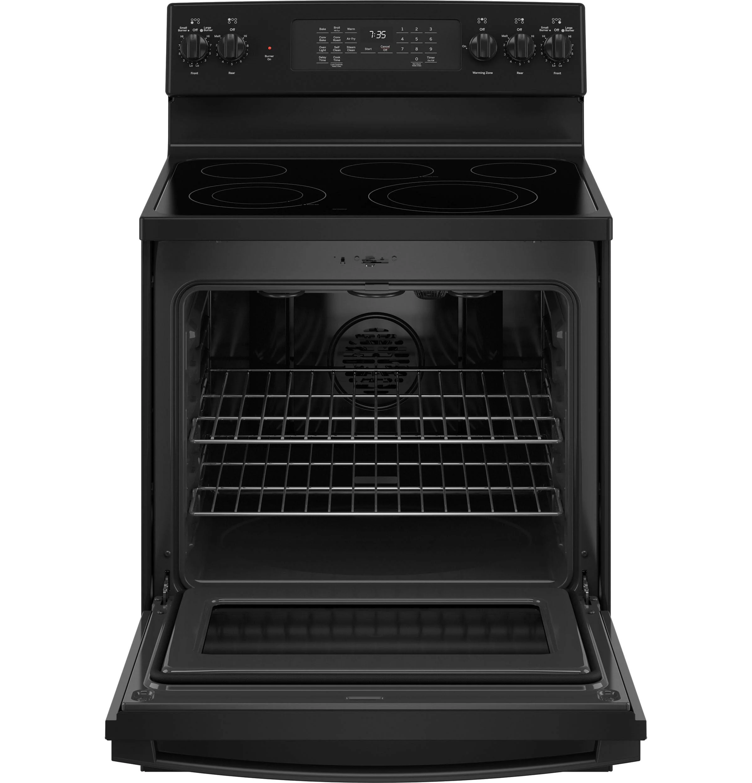 GE® 30" Free-Standing Electric Convection Range with No Preheat Air Fry - Image 2