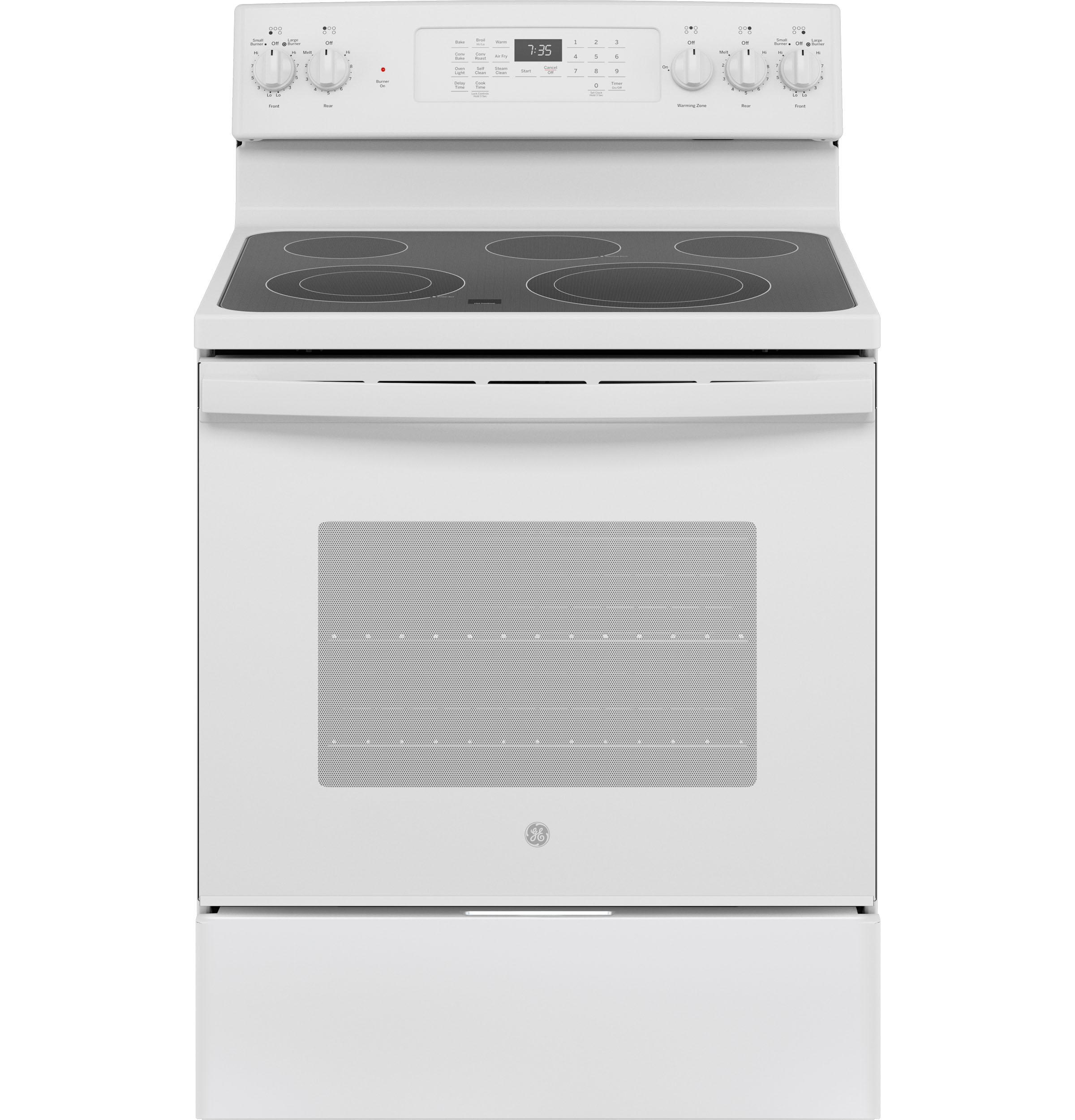 GE® 30" Free-Standing Electric Convection Range with No Preheat Air Fry - Image 14