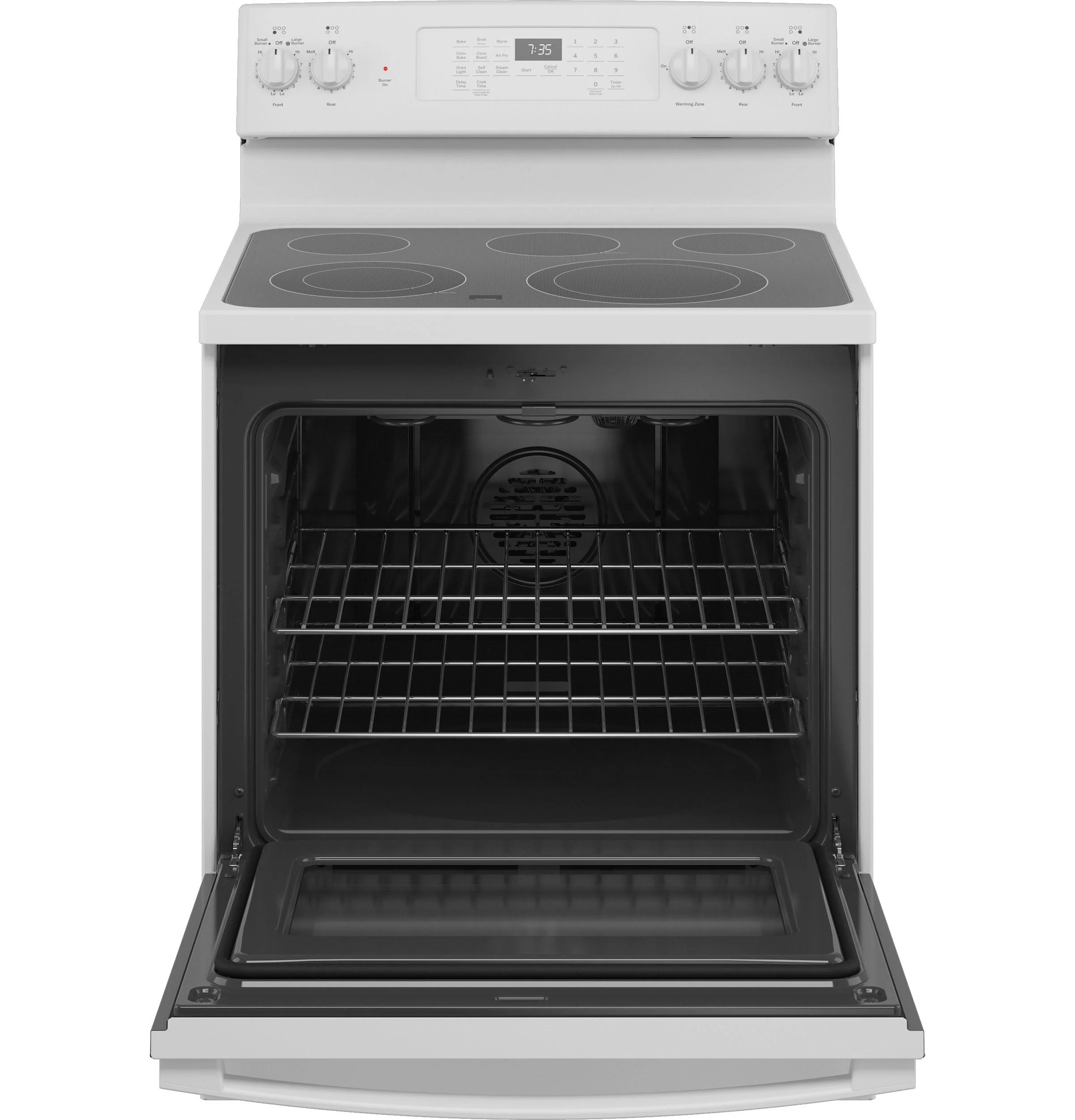 GE® 30" Free-Standing Electric Convection Range with No Preheat Air Fry - Image 2