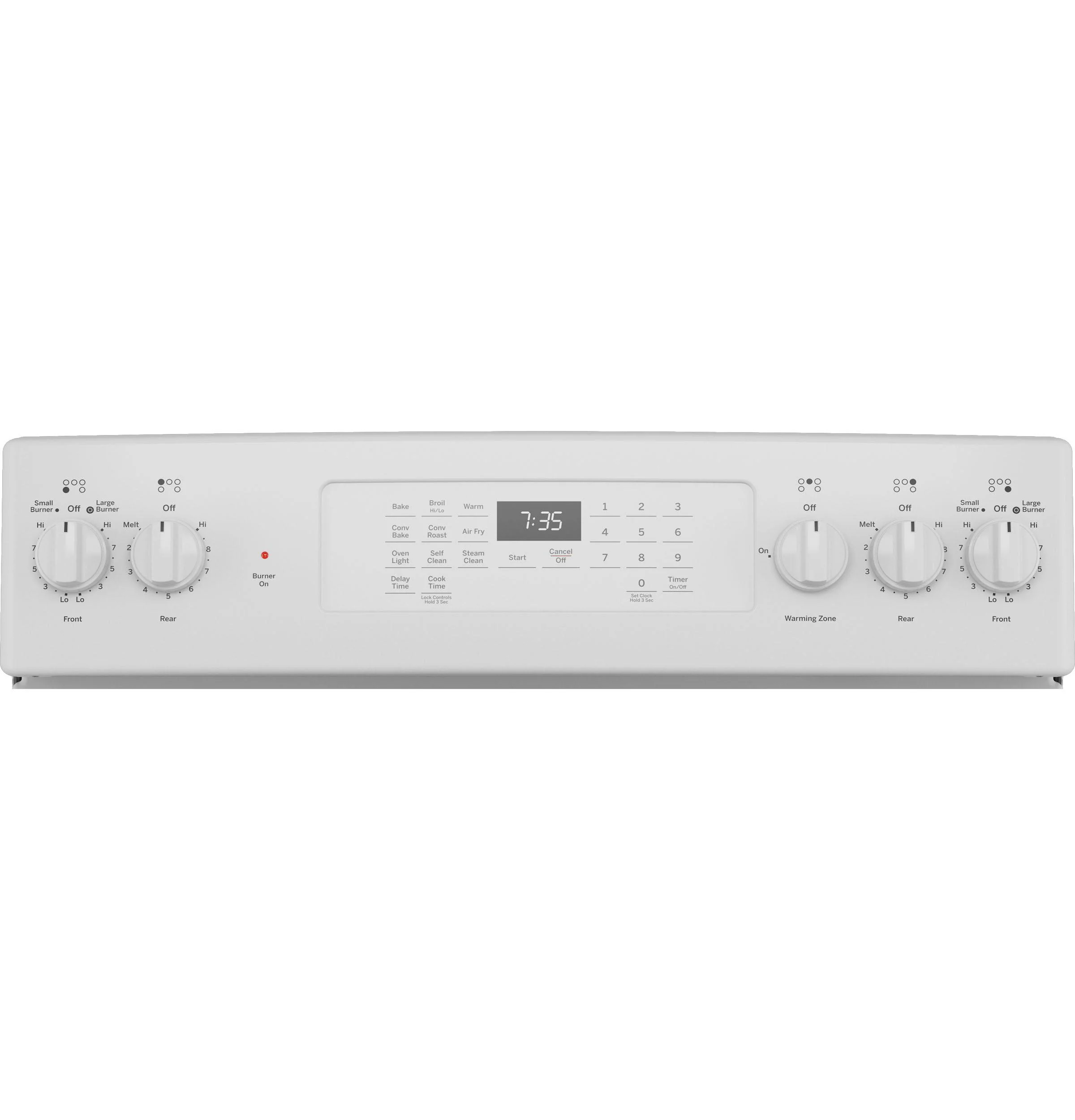GE® 30" Free-Standing Electric Convection Range with No Preheat Air Fry - Image 4