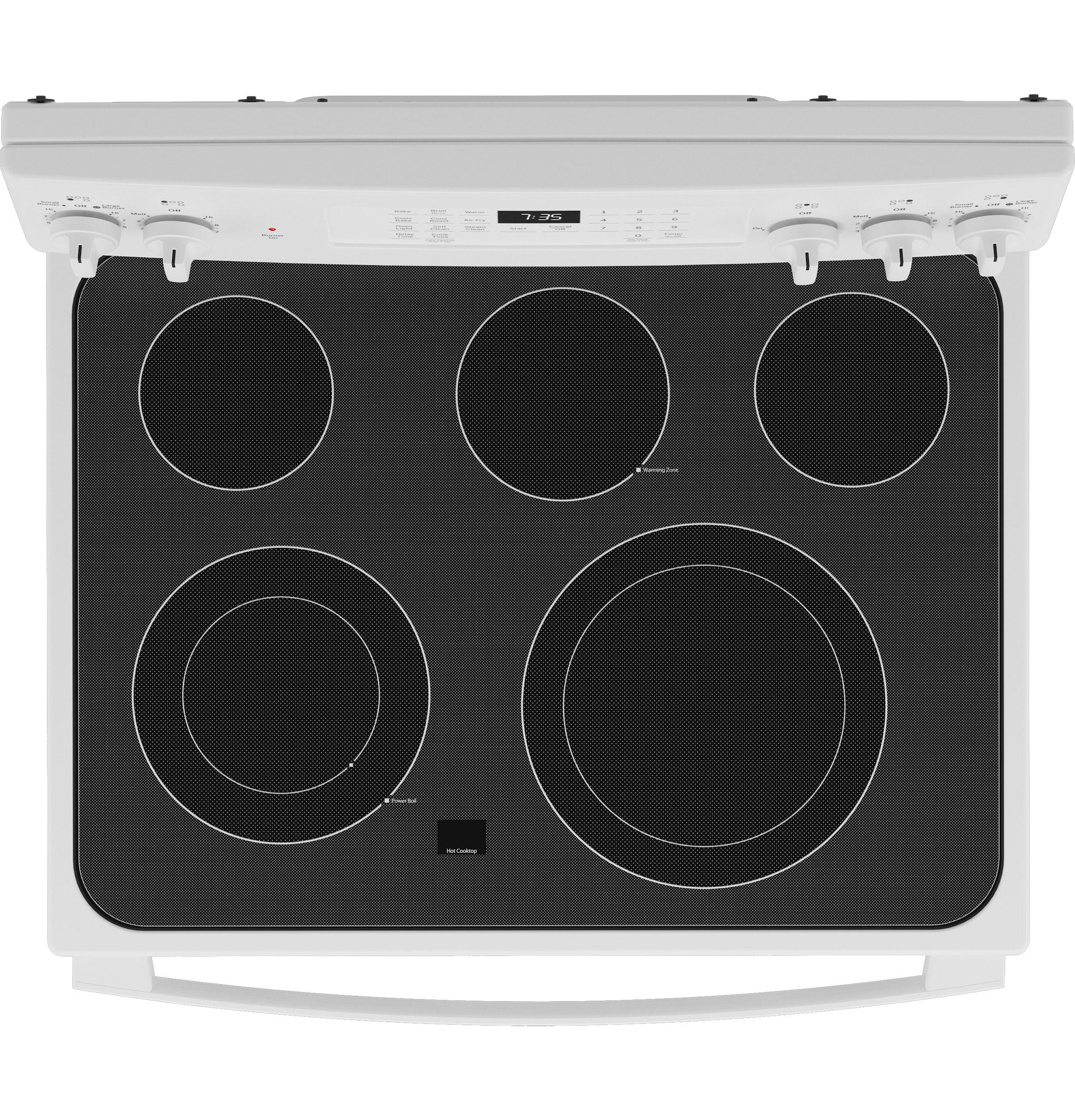 GE® 30" Free-Standing Electric Convection Range with No Preheat Air Fry - Image 5