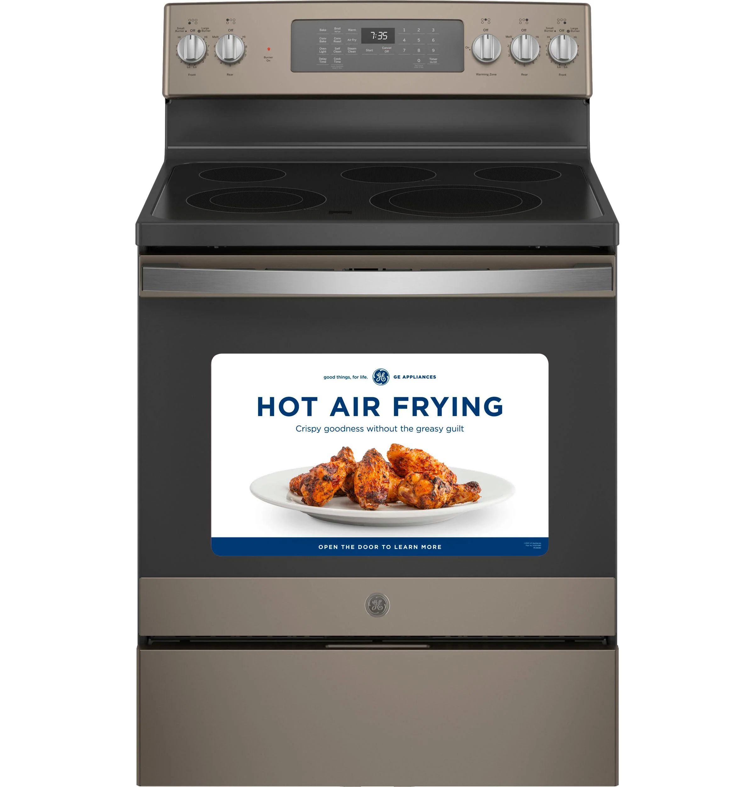 GE® 30" Free-Standing Electric Convection Range with No Preheat Air Fry - Image 12