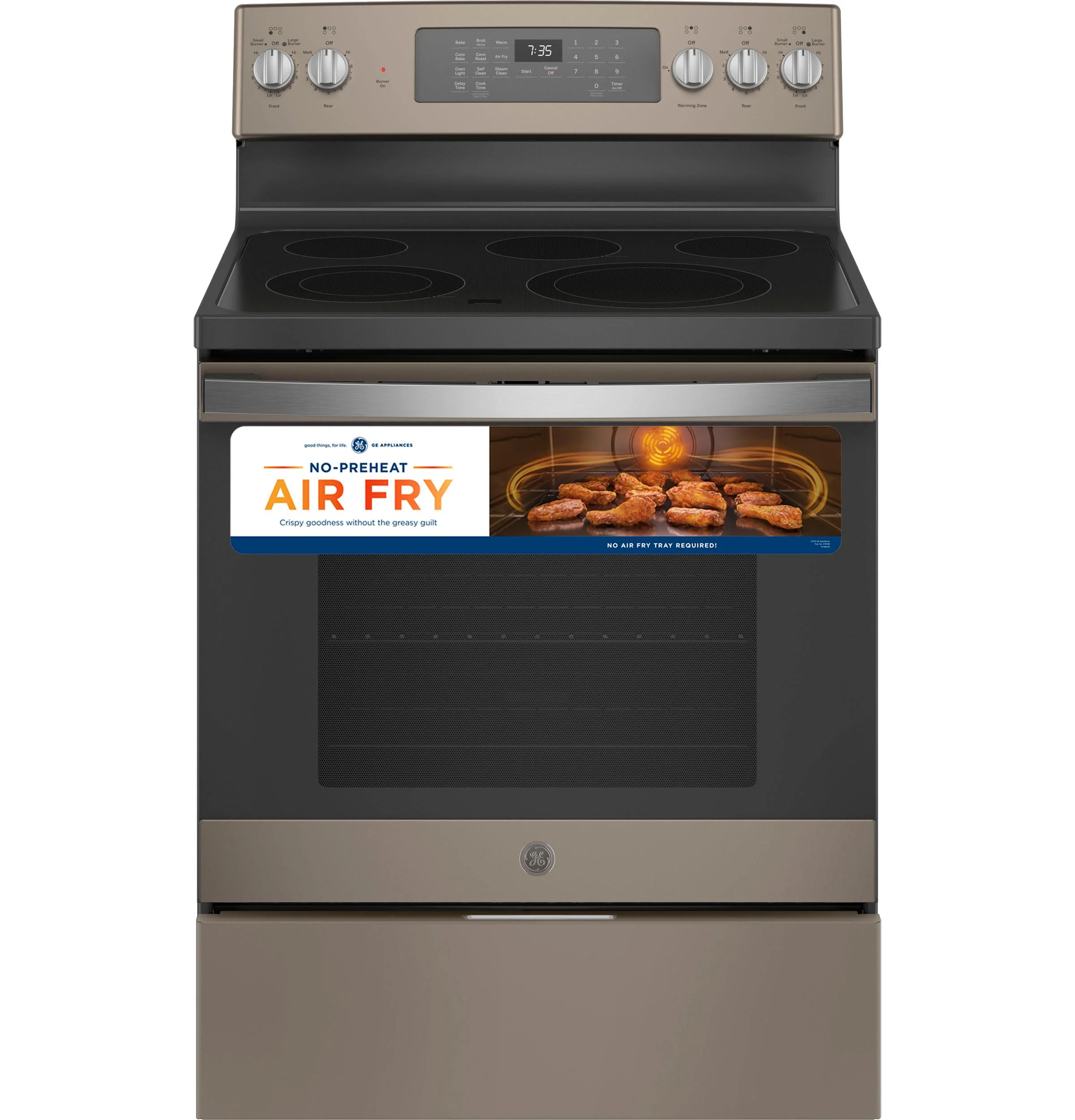 GE® 30" Free-Standing Electric Convection Range with No Preheat Air Fry - Image 14