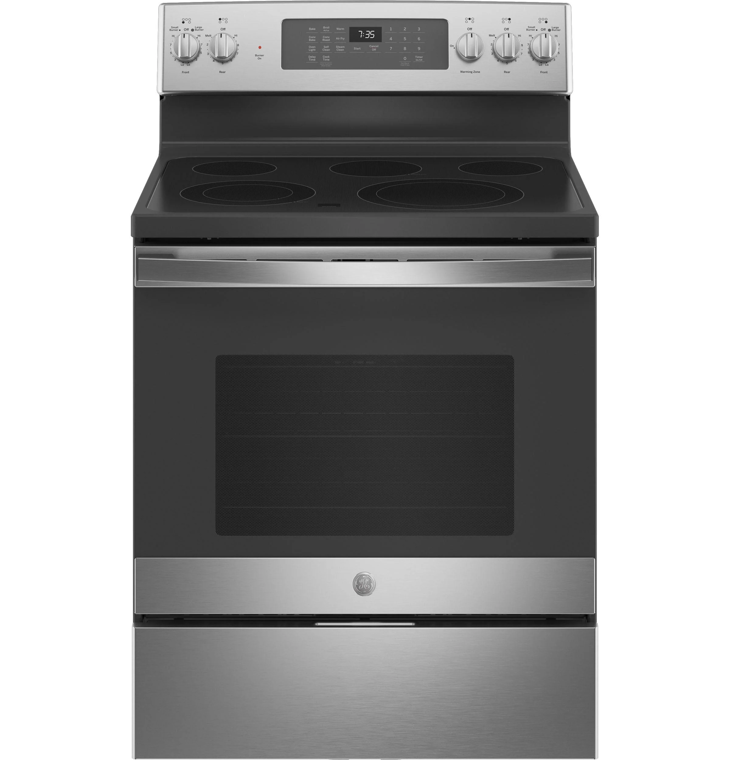 GE® 30" Free-Standing Electric Convection Range with No Preheat Air Fry - Image 14