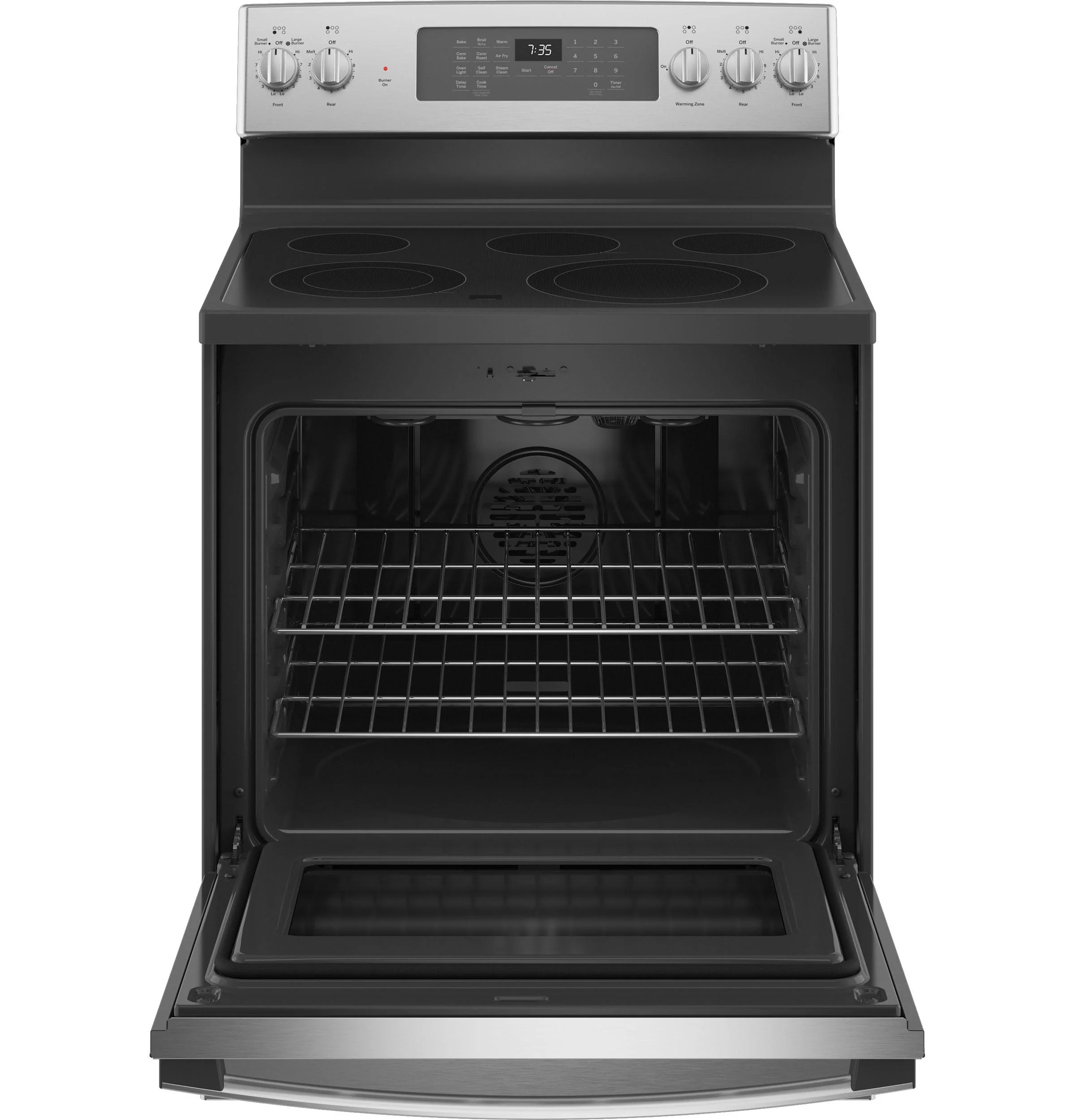 GE® 30" Free-Standing Electric Convection Range with No Preheat Air Fry - Image 2